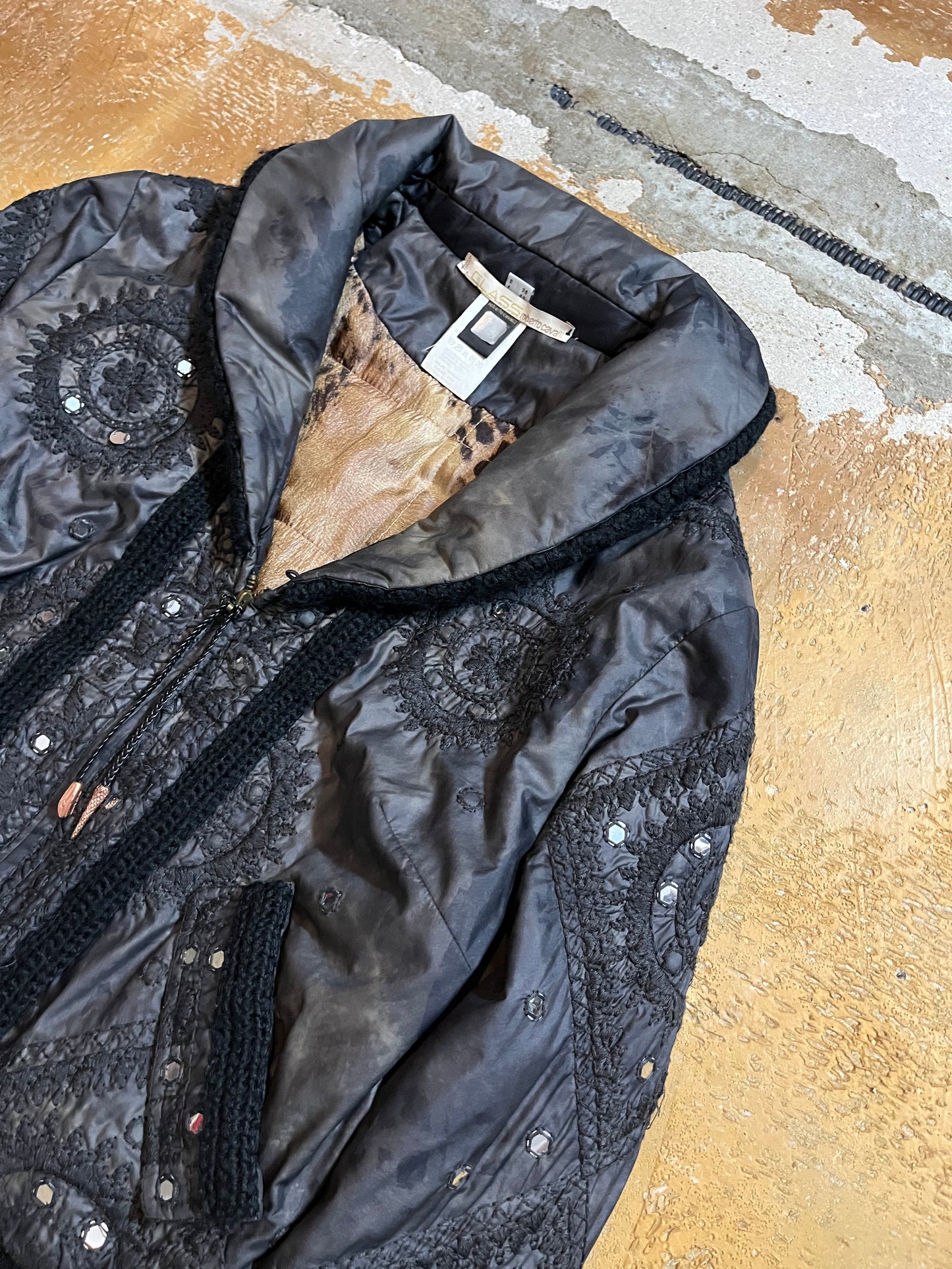 Roberto Cavalli Class puffer jacket - L