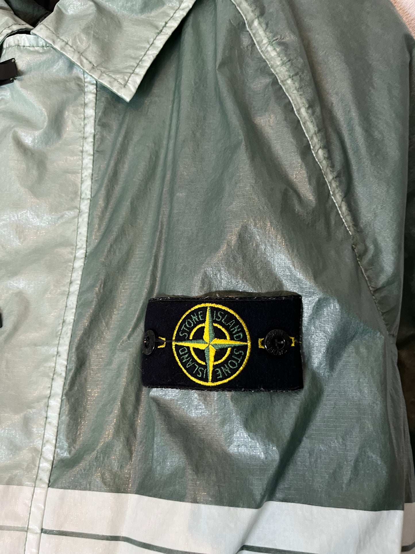 Stone Island 40th anniversary 82/22 2-in-1 rope lining winter jacket - L