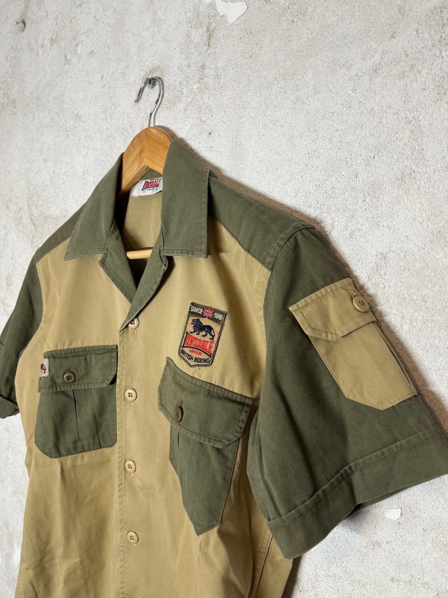 Vintage Lonsdale military polo top - S