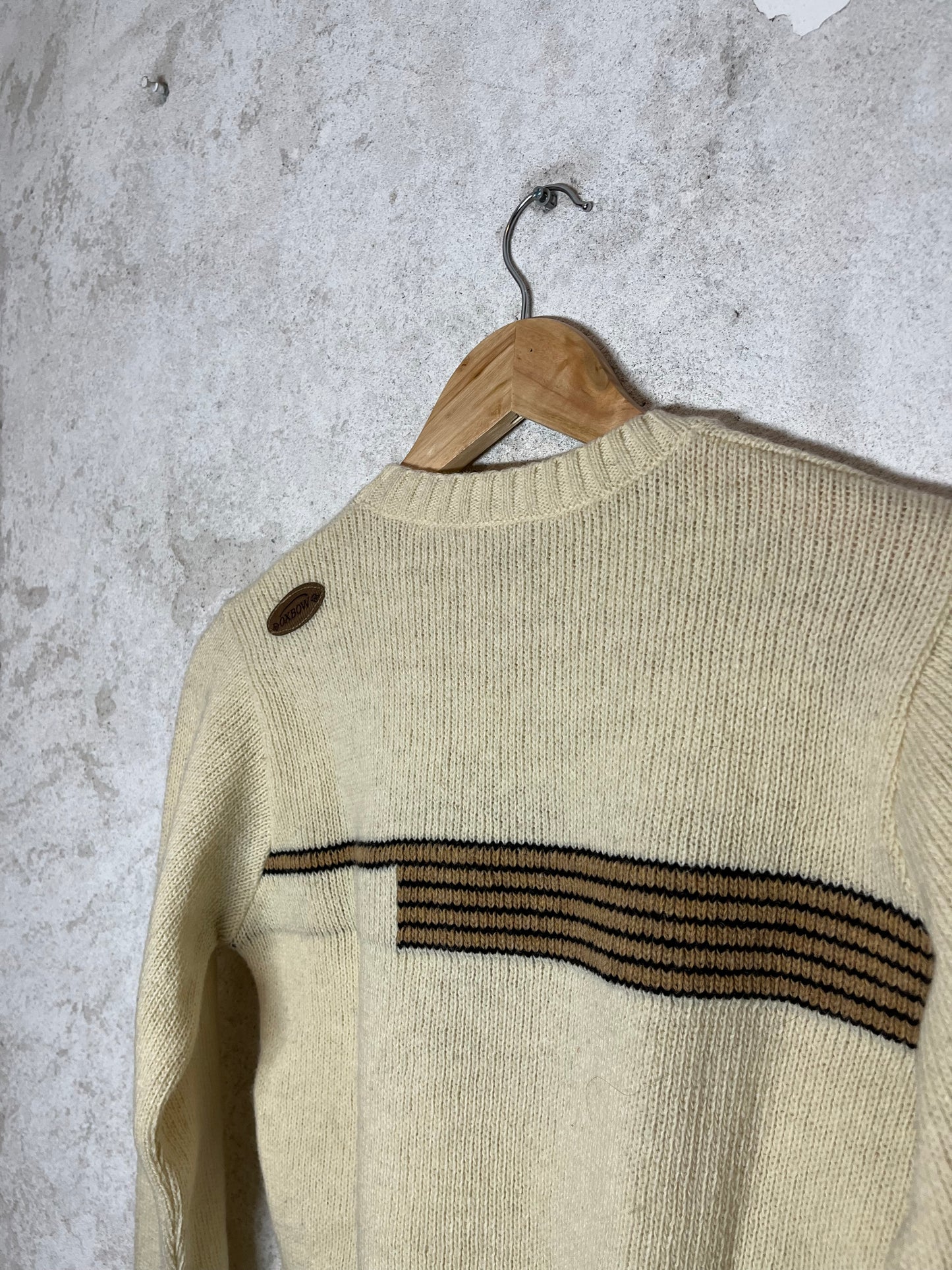 Oxbow vintage retro ski snowboard knit sweater - XXS