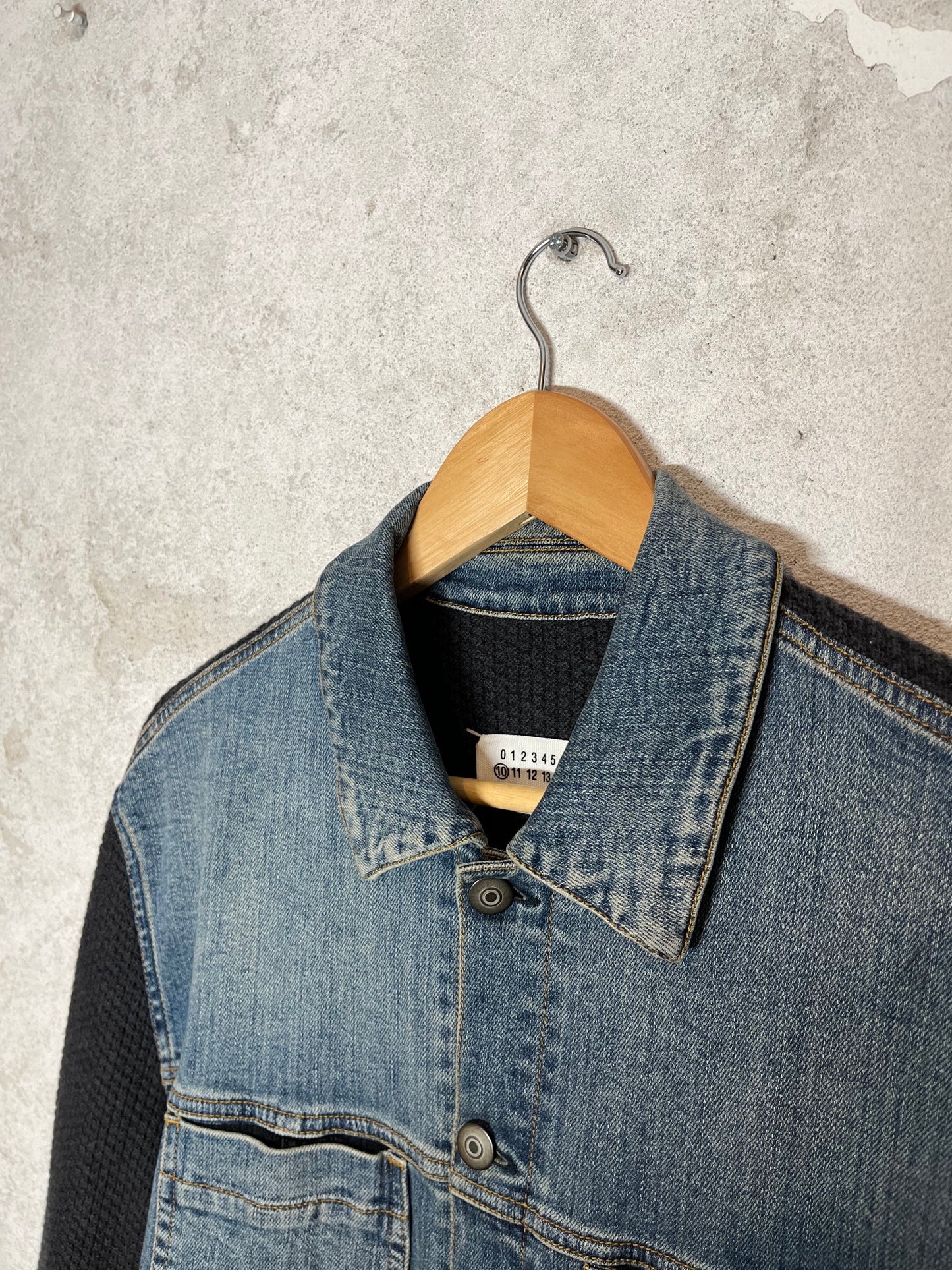 Maison Martin Margiela MM6 Indigo Knit denim jacket - M