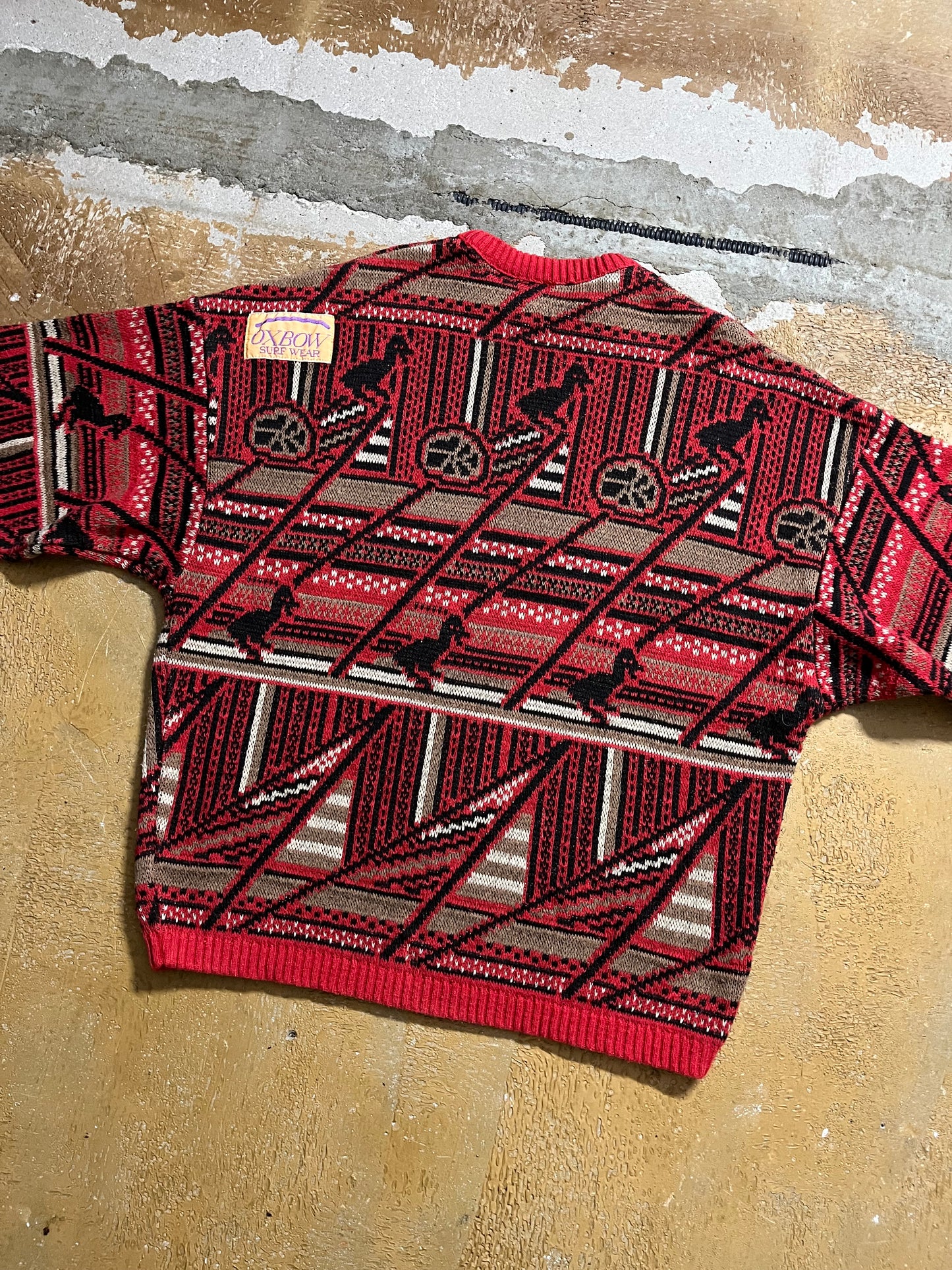 Oxbow vintage ski winter sweater - S