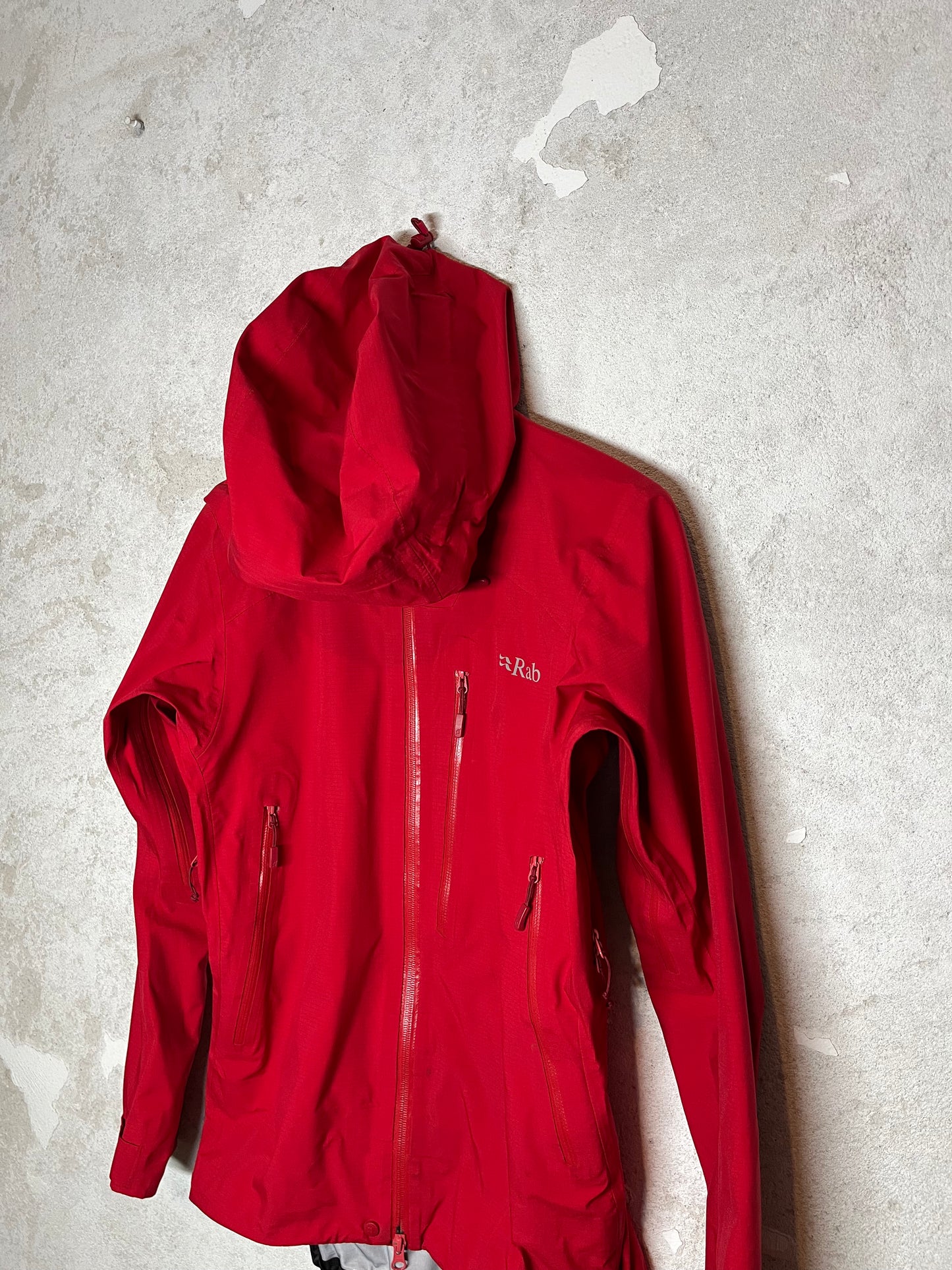 Rab raincoat jacket red - S