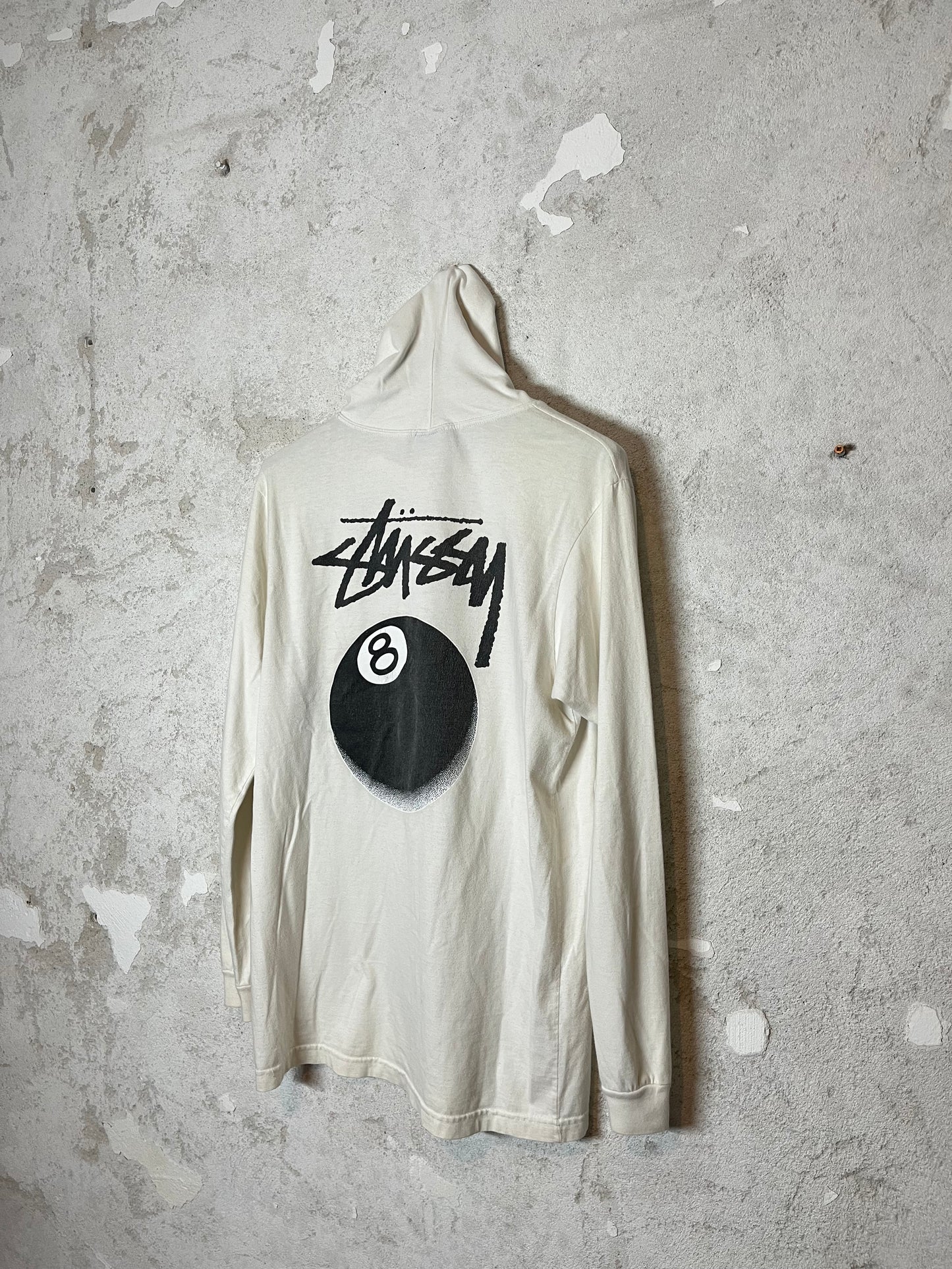 Stüssy vintage 8 ball hoodie sweater - M