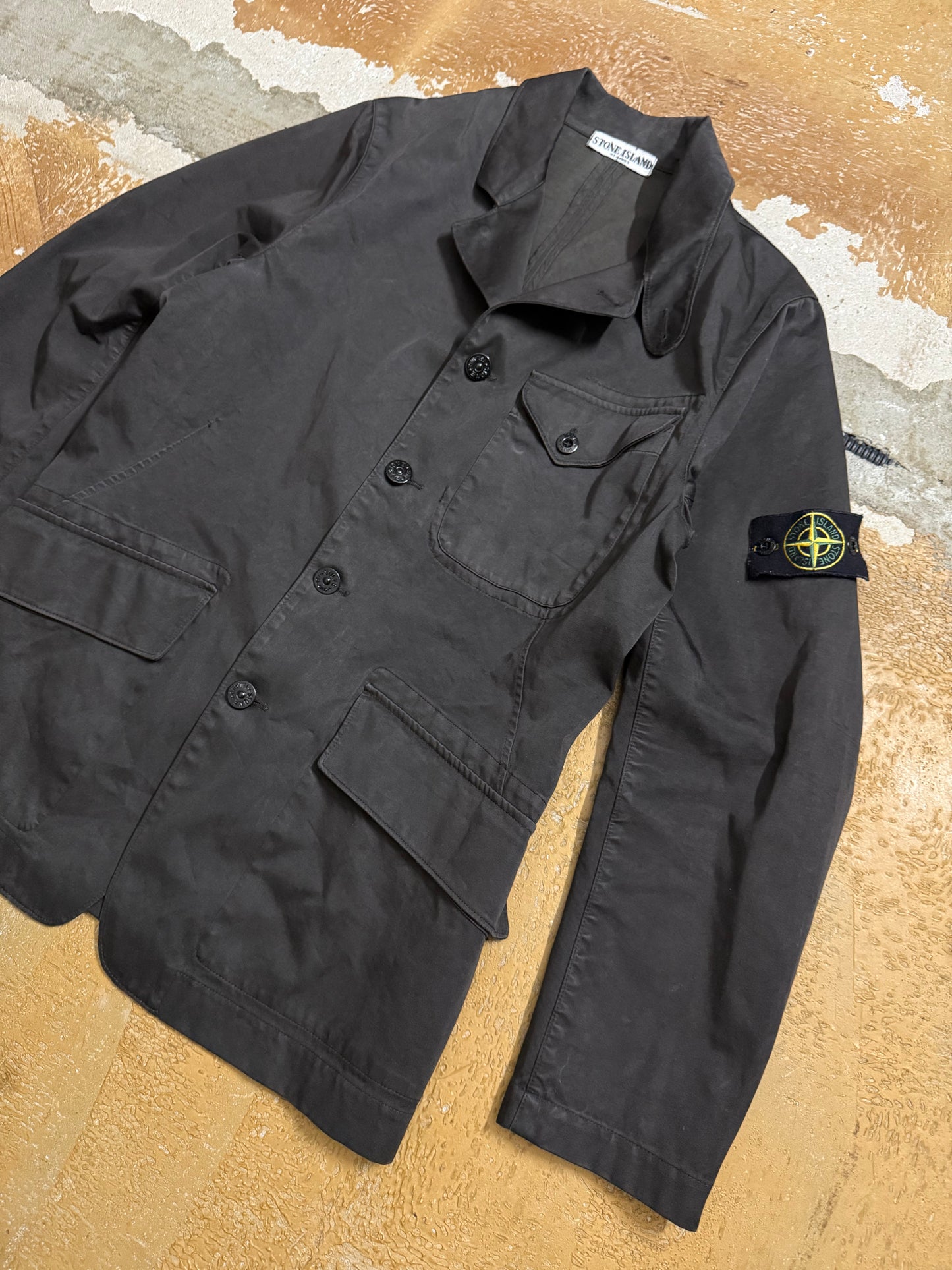 Stone Island SS06 Resined cotton chore jacket - S