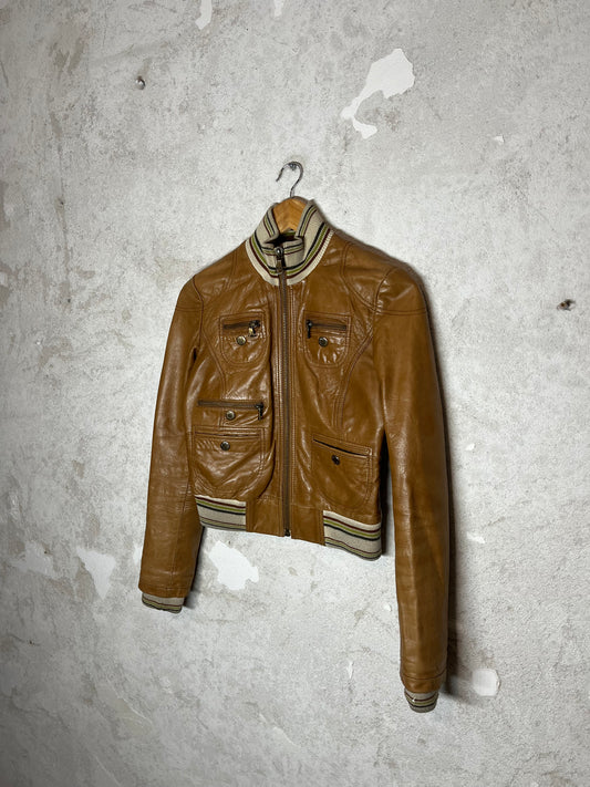 Dolce & Gabbana leather jacket - XS