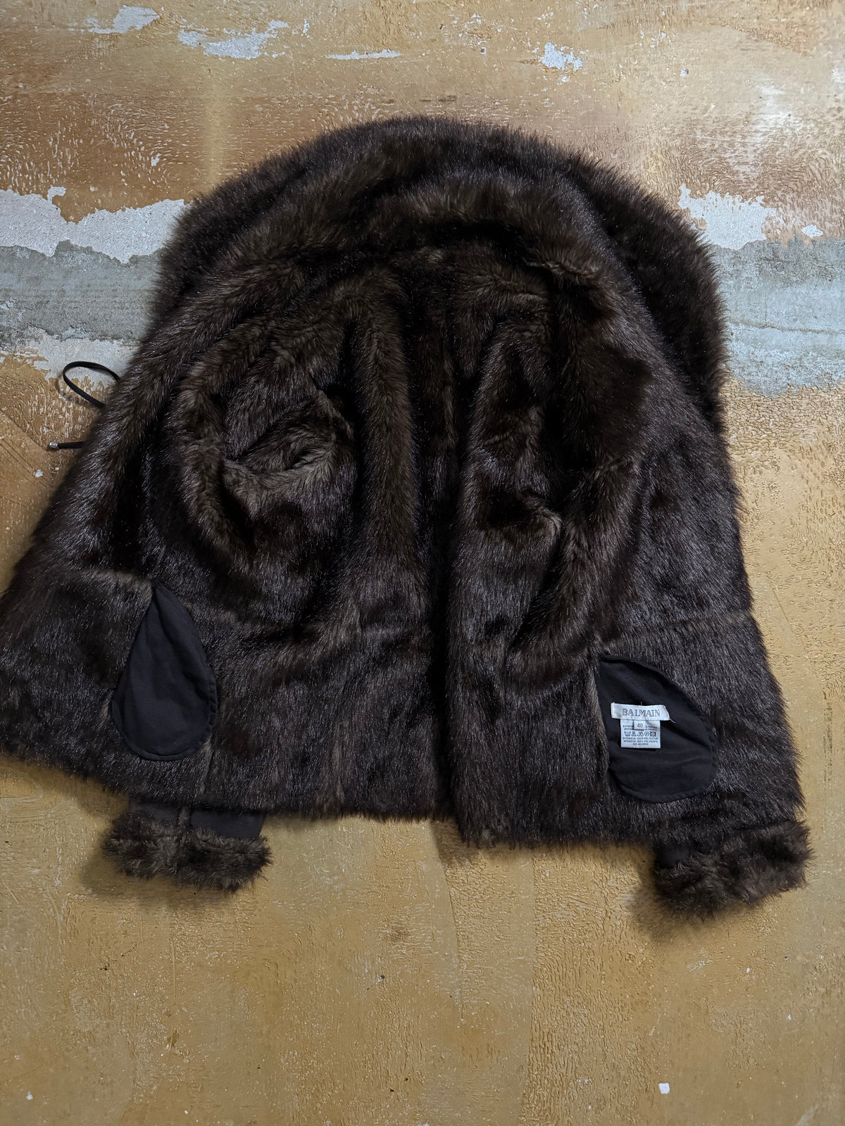 Balmain vintage fur jacket - M