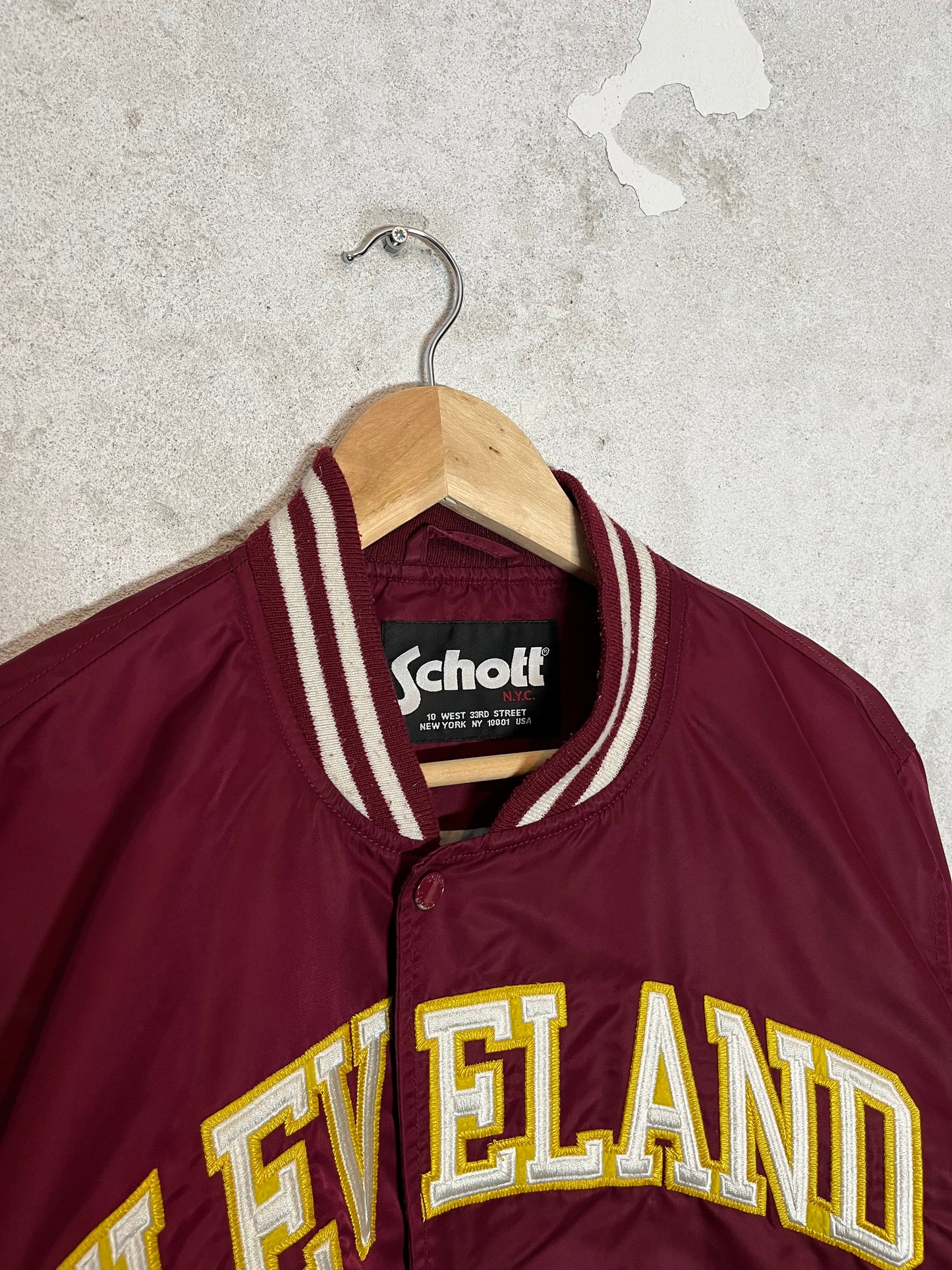 Schott NYC New York ''Cleveland'' bomber varsity jacket - M