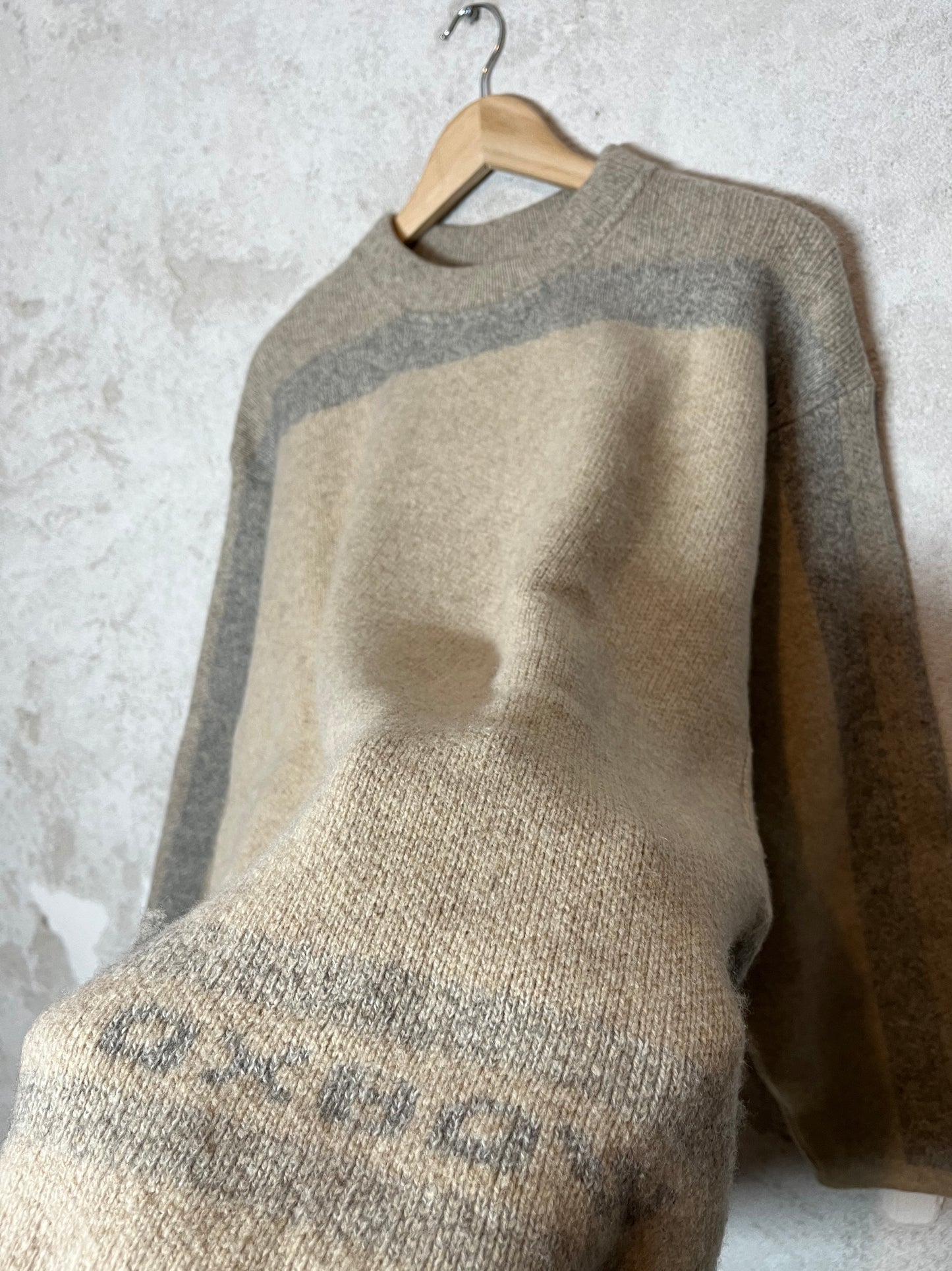 Oxbow vintage heavy knit Penguin sweater - L