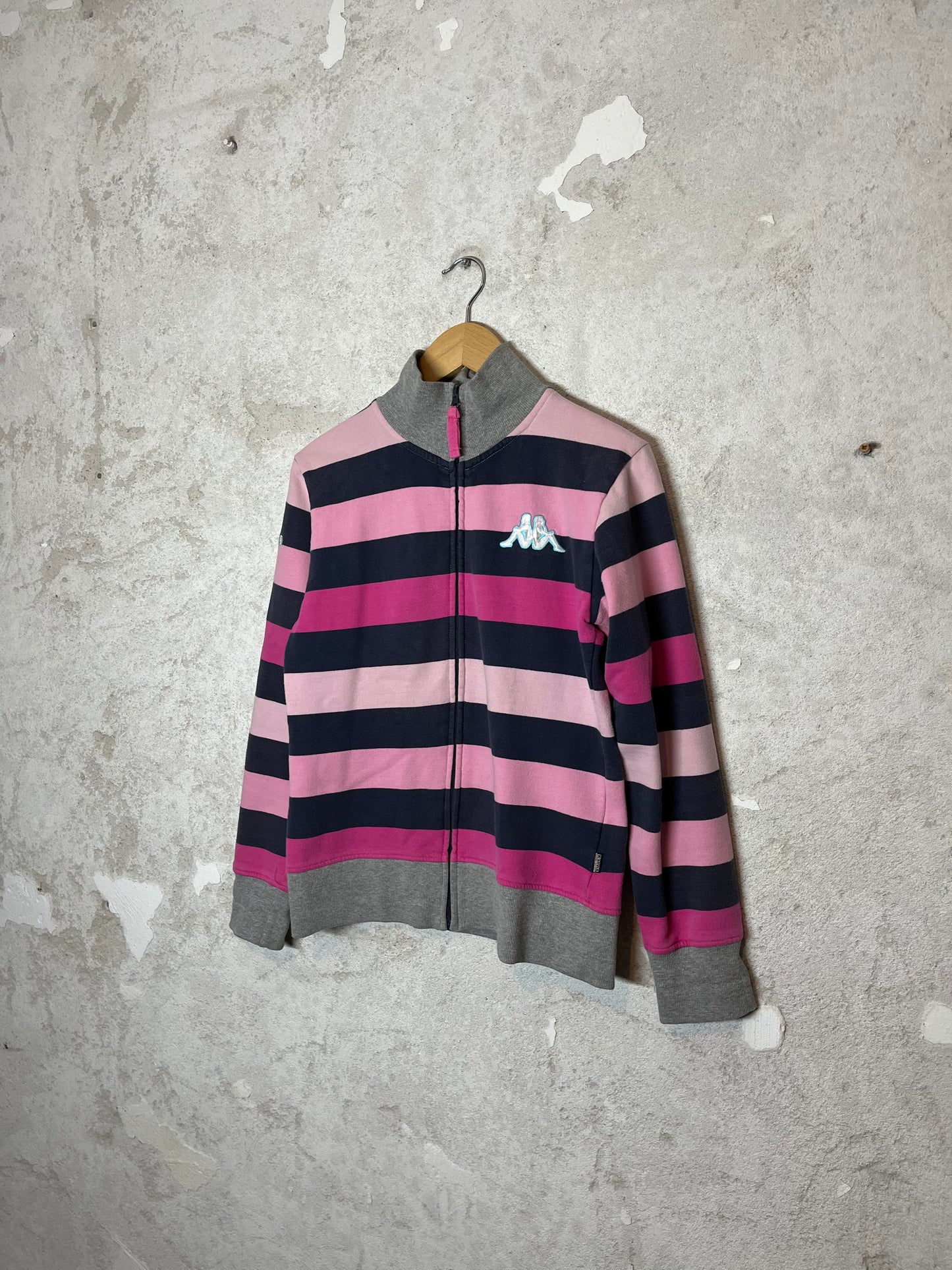 Kappa vintage retro zip-up sweater - L