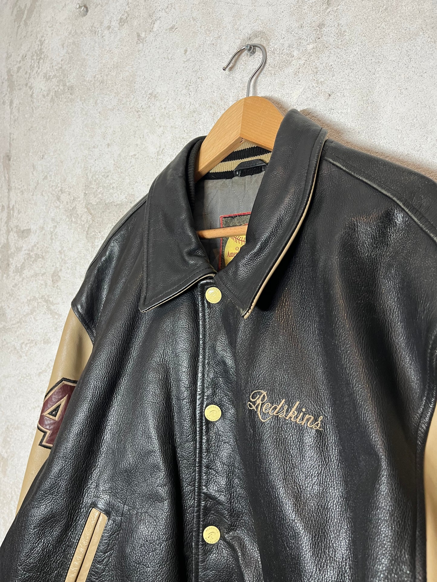 Redskins vintage leather jacket - XL