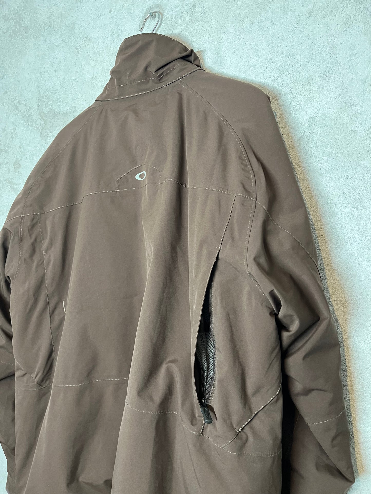 Oakley brown oversized ski jacket - XL