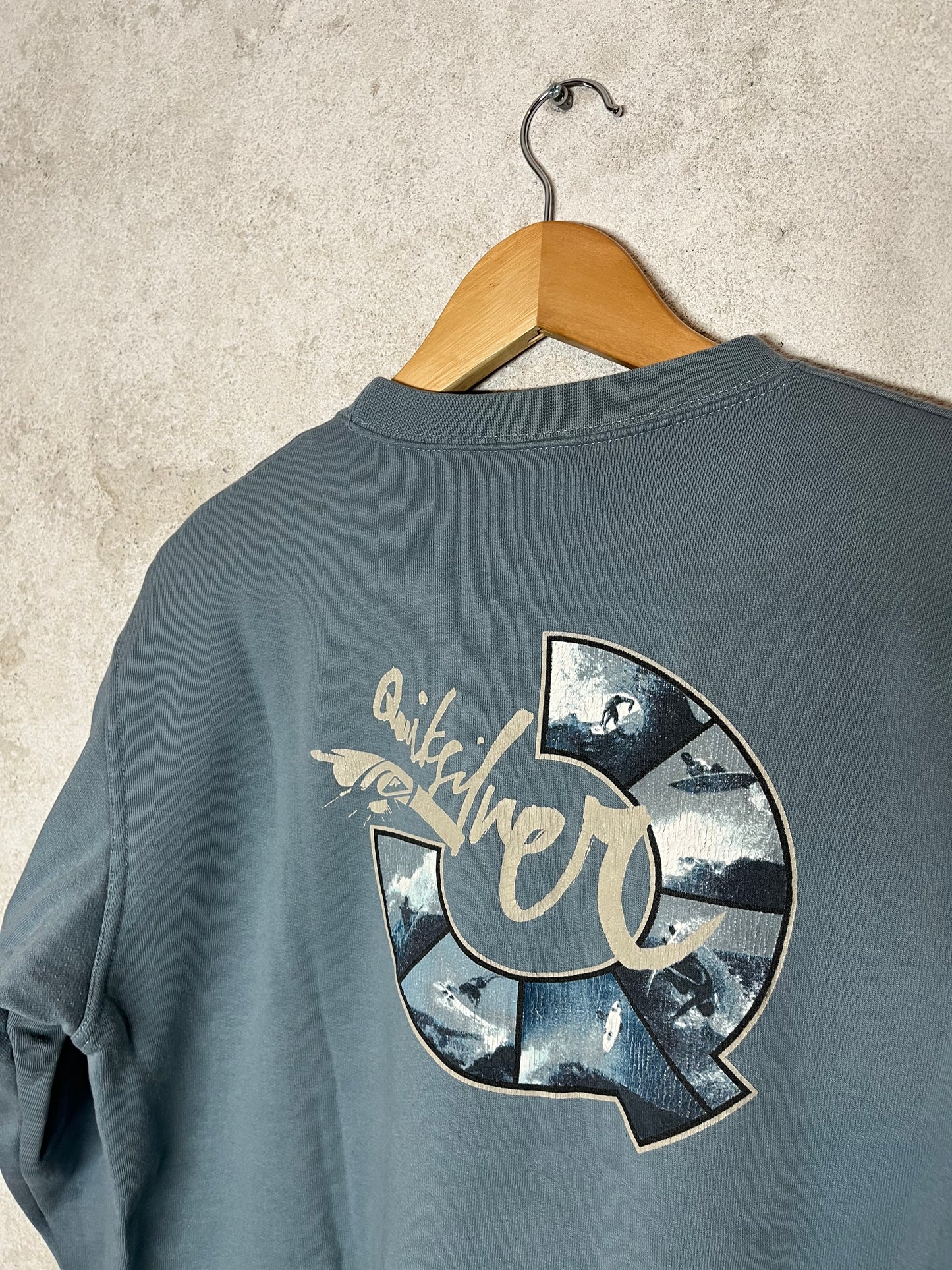 Quiksilver vintage surf 2000s 90s retro sweatshirt - XS