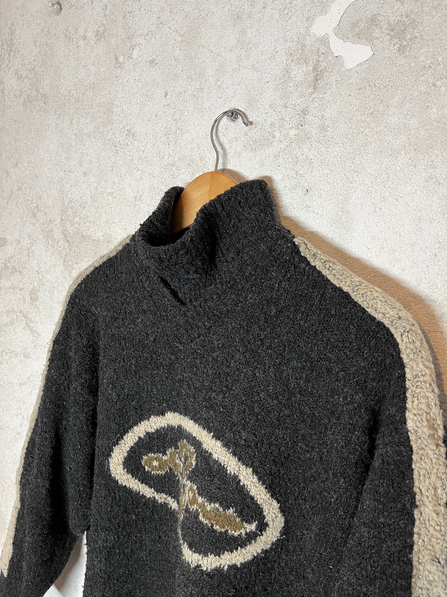 Oxbow ski snowboard heavy knit sweater - S