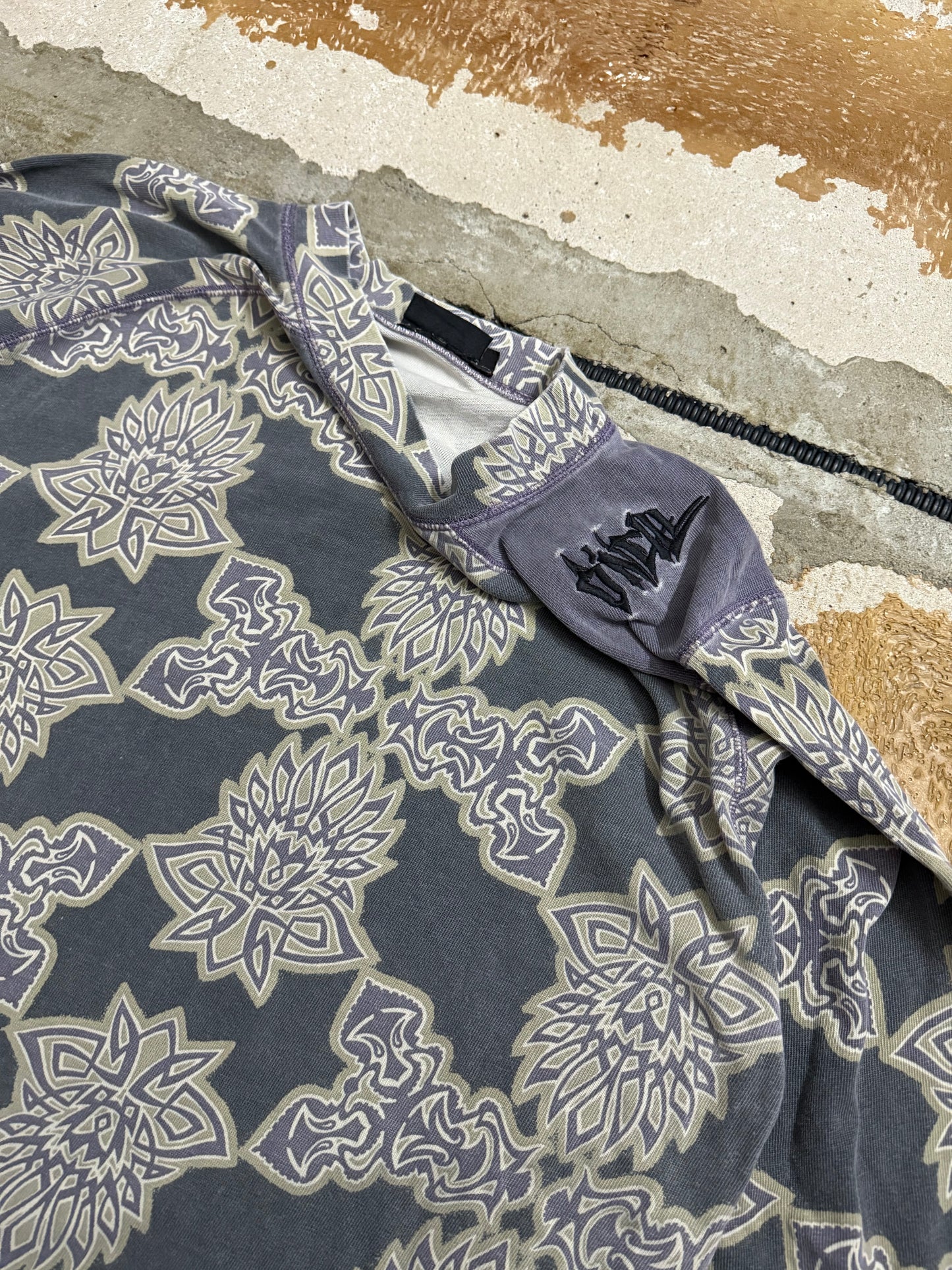 O’neill rare funky 90s longsleeve shirt - L