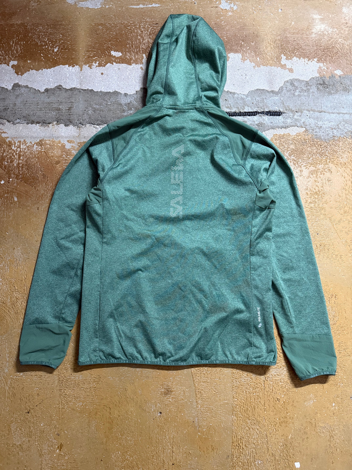 Salewa green fleece sweater - M