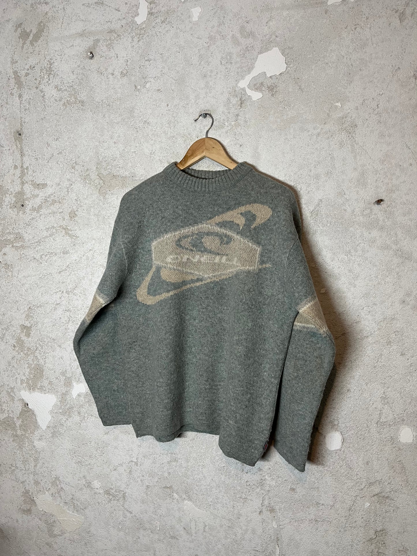 O'neill 90s ski snowboard heavy knit sweatshirt - S