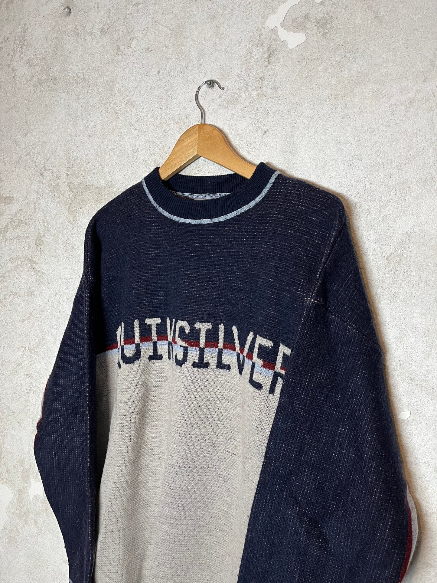 Quiksilver vintage heavy ski snowboard sweater - XL