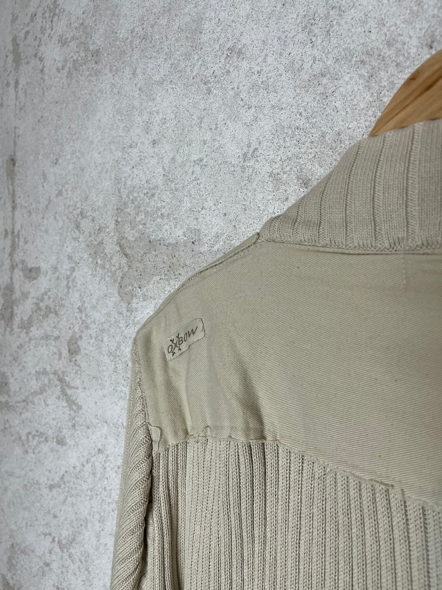 Oxbow 2000s vintage knit ribbed sweatshirt - XL