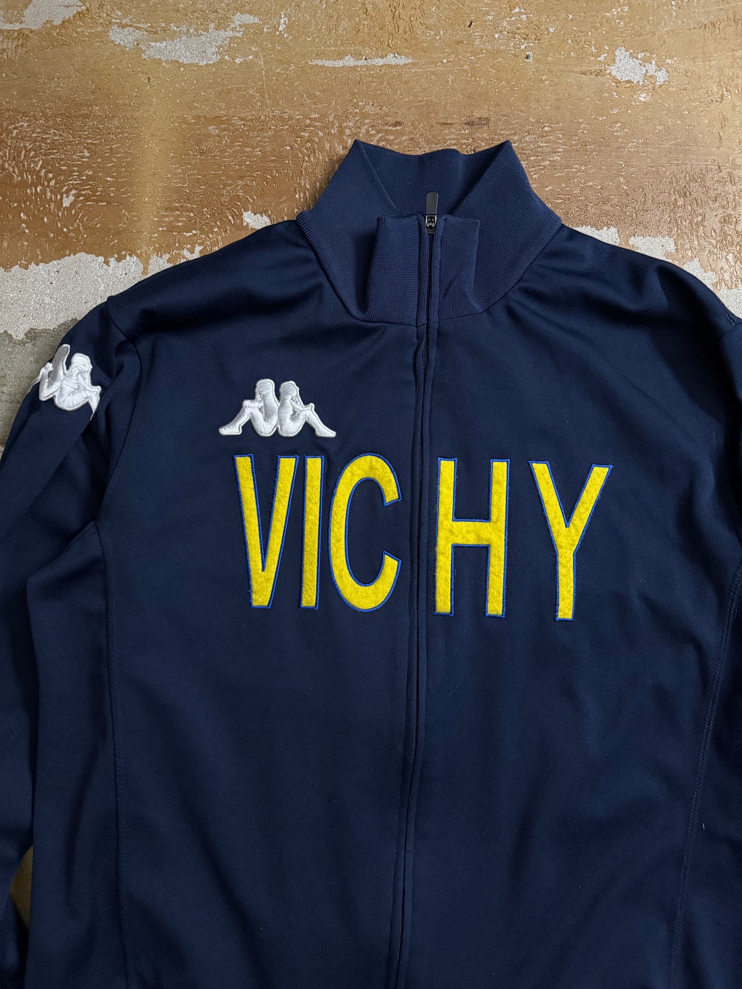 Kappa “Vichy” sweater jacket vest - L