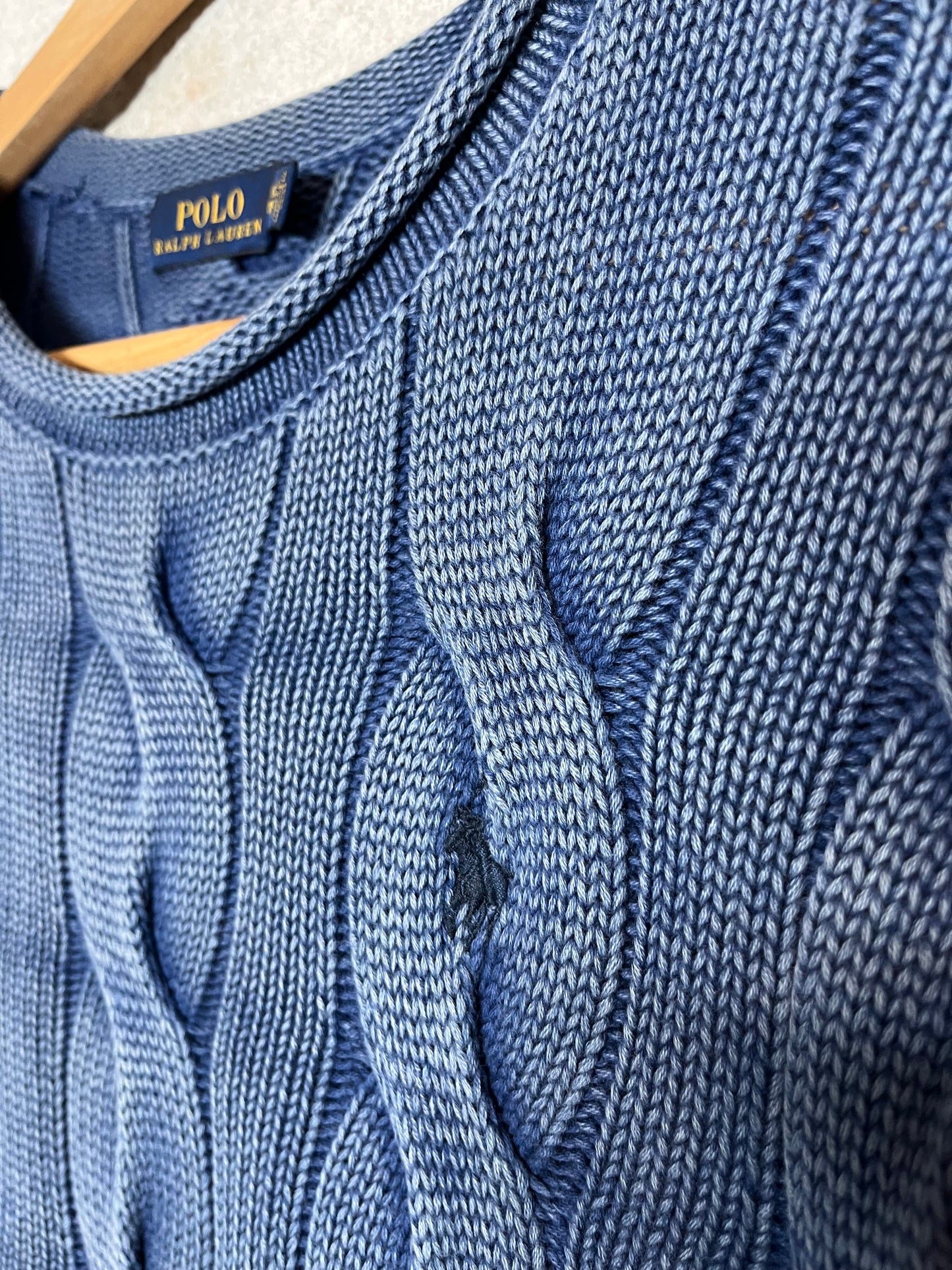 Ralph Lauren cable knit sweatshirt - XS