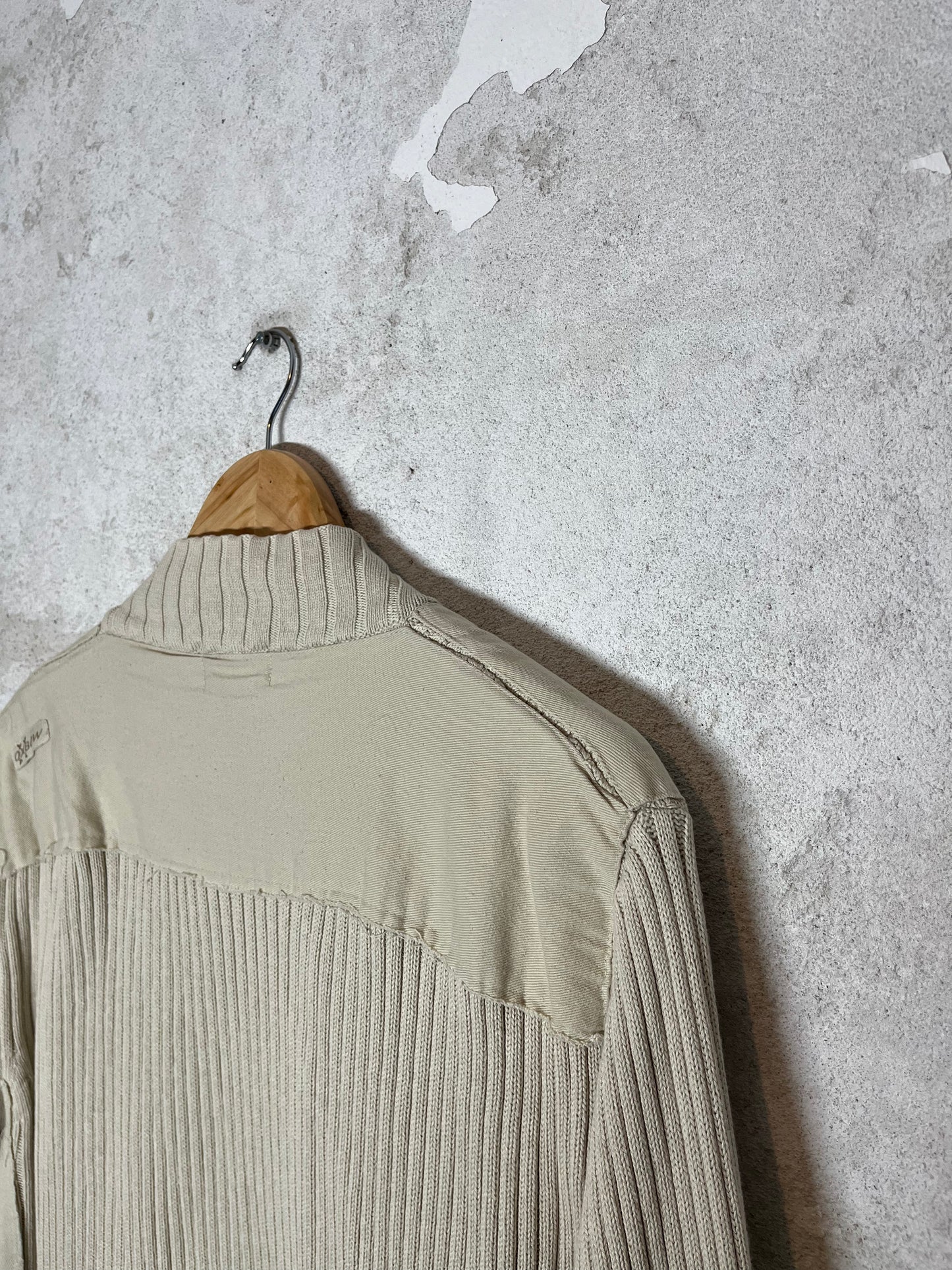 Oxbow 2000s vintage knit ribbed sweatshirt - XL