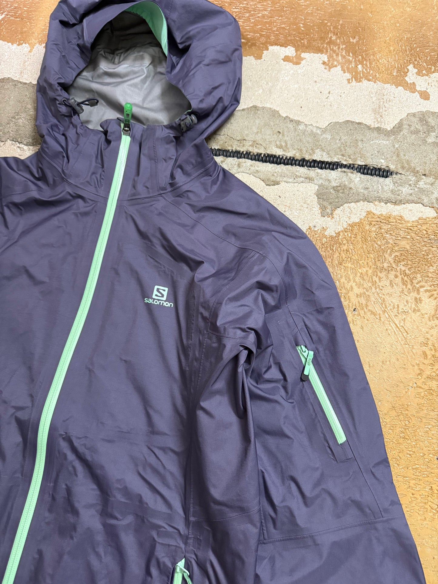 Salomon Clima Pro Storm rain jacket armpit zipper - M
