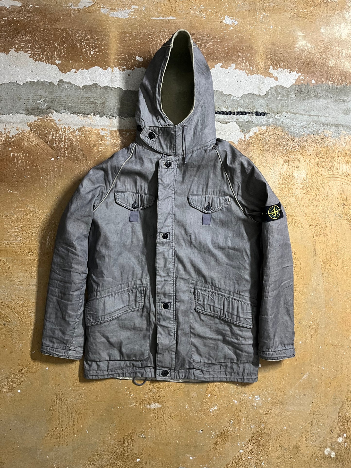 Stone Island 2005 Lino Flax Dutch Rope lining jacket - L