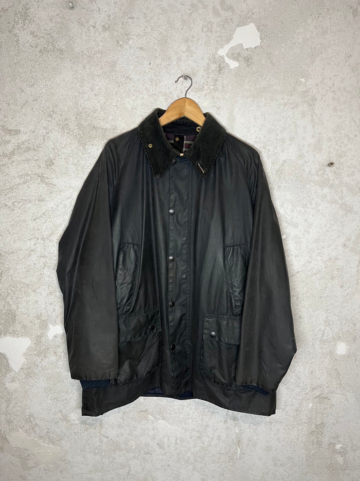 Barbour Bedale vintage waxed hunting jacket - L/XL