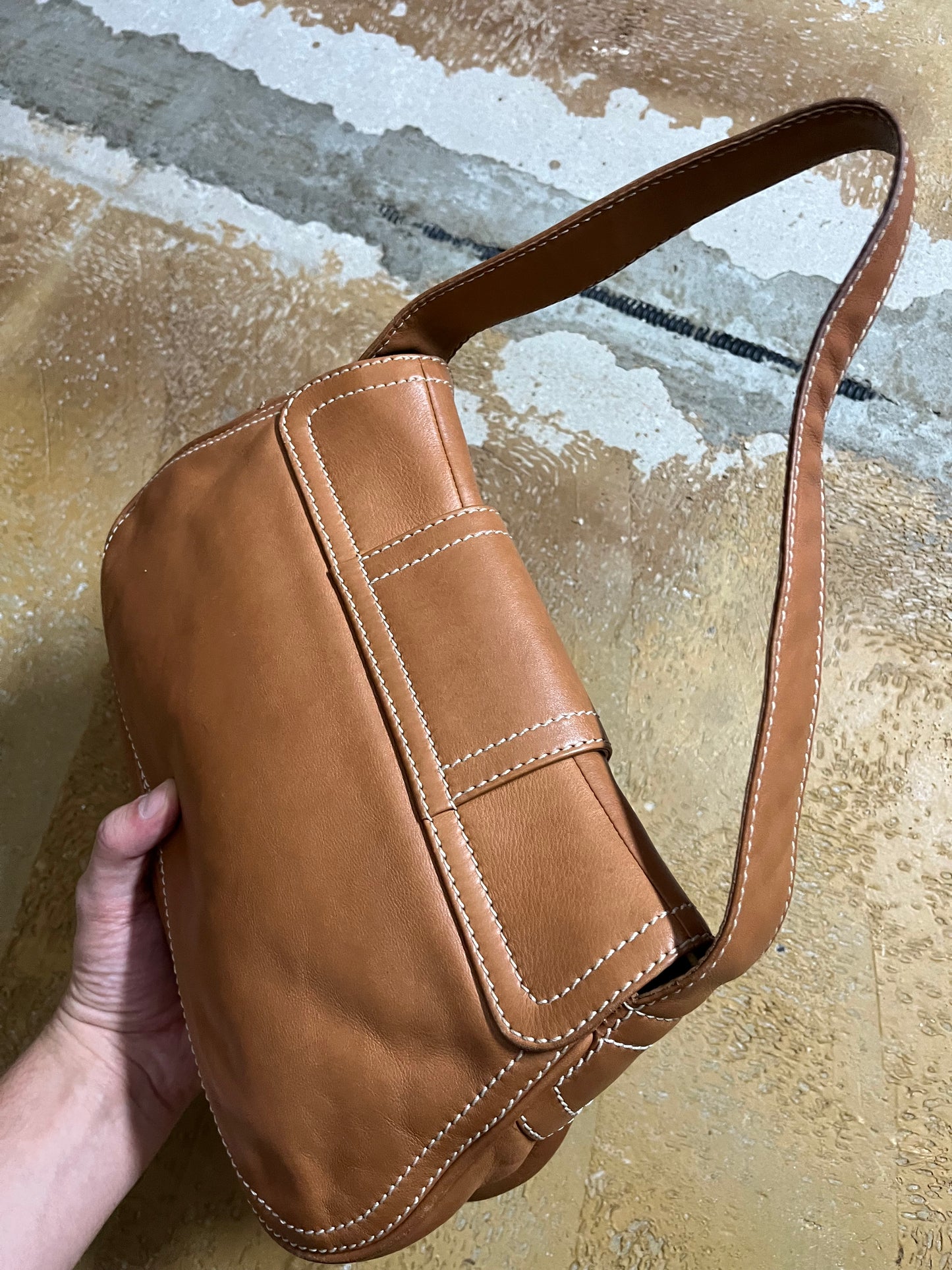 Celine tan leather bag + dustbag