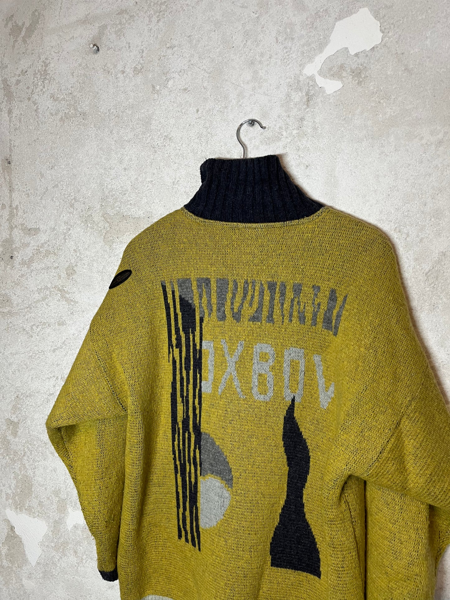 Oxbow vintage ski snowboard heavy knit sweater - S