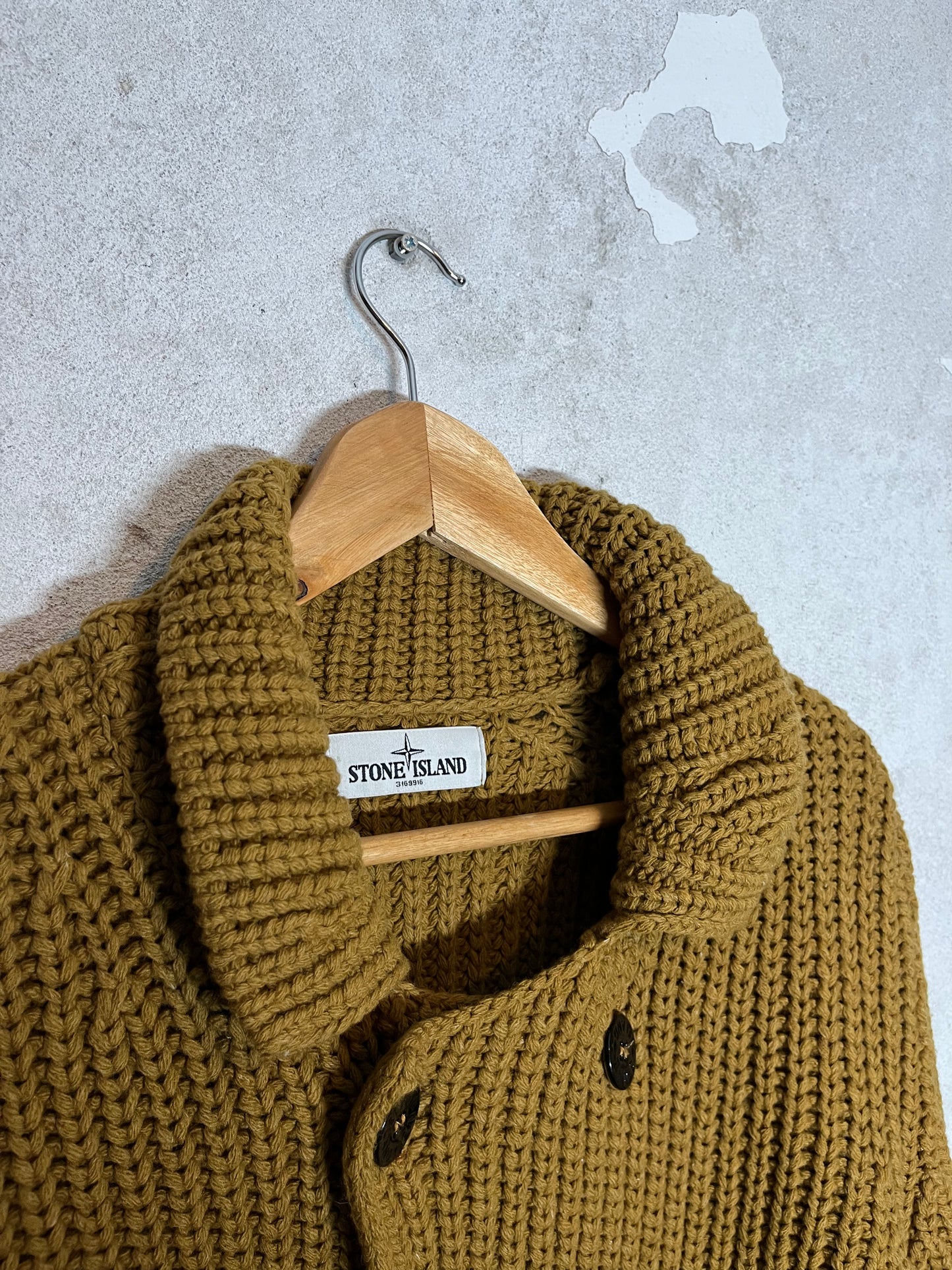 Stone Island heavy knitted sweater - L