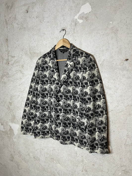 Comme des Garcons Homme plus SS'10 Runway skull roses blazer - S