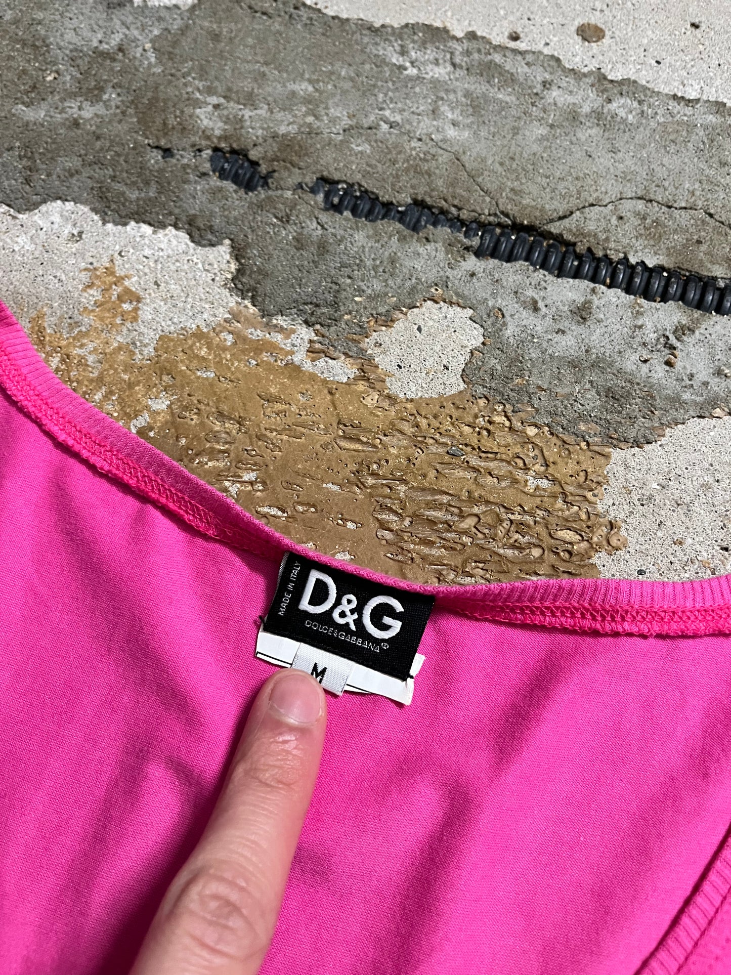 Dolce & Gabbana vintage pink top - M