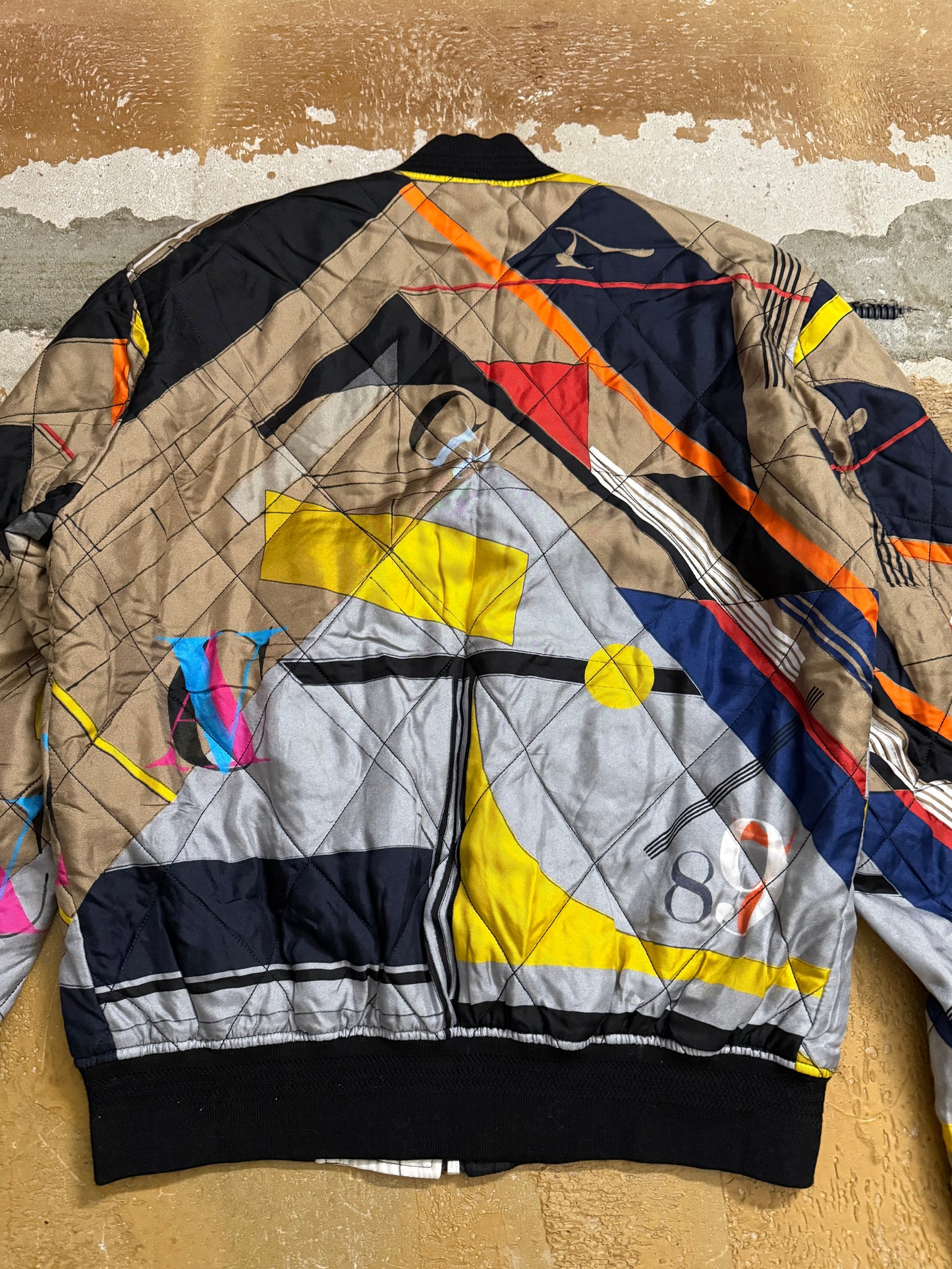 Versace vintage baroque bomber jacket - M