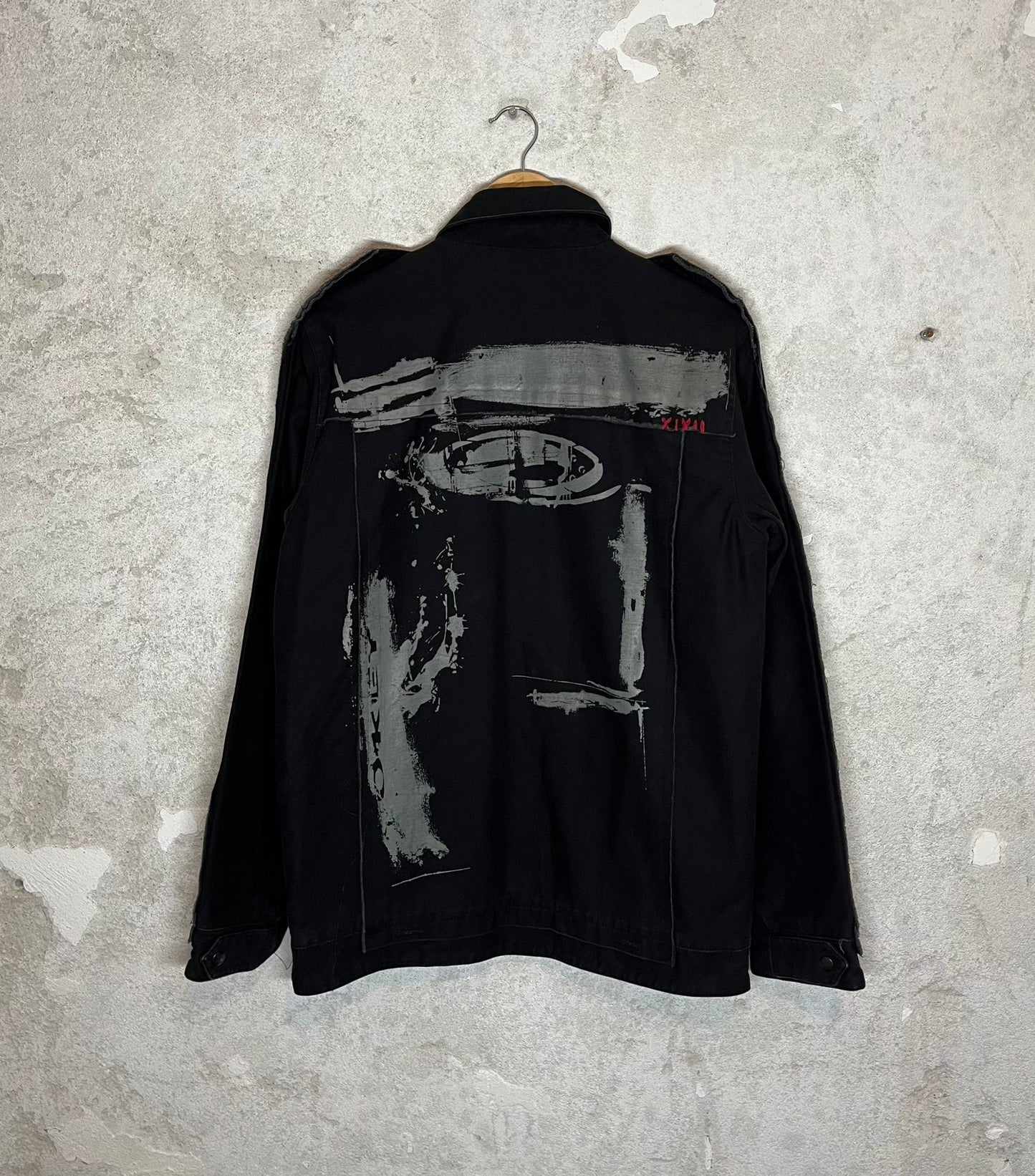 Oakley  rare back eye painted jacket overshirt 2000s - S