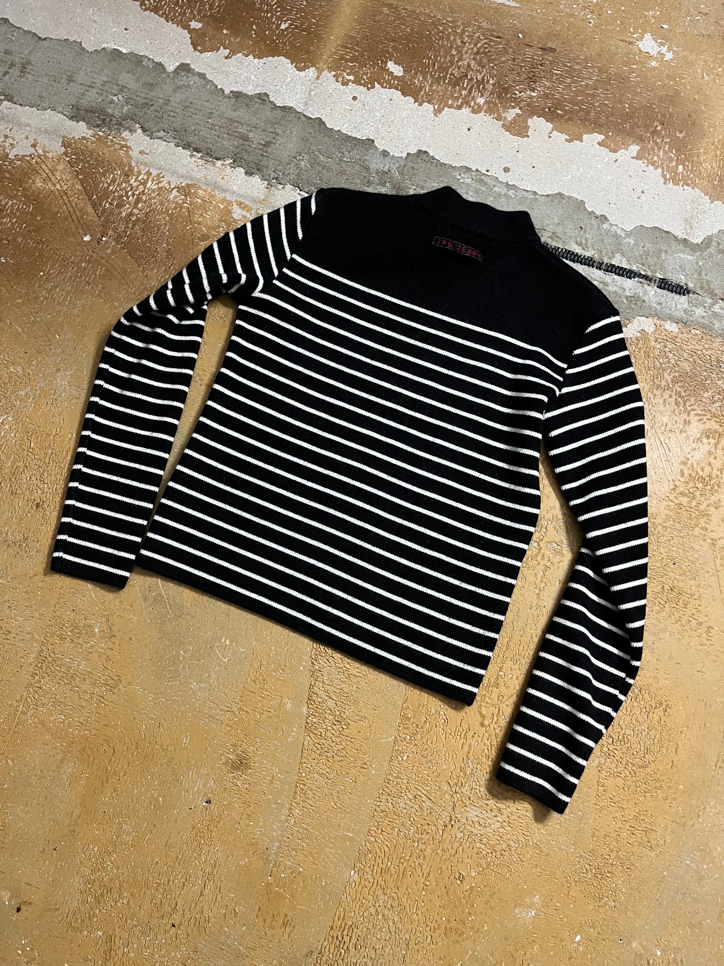 Jean Paul Gaultier striped knit sweater - S