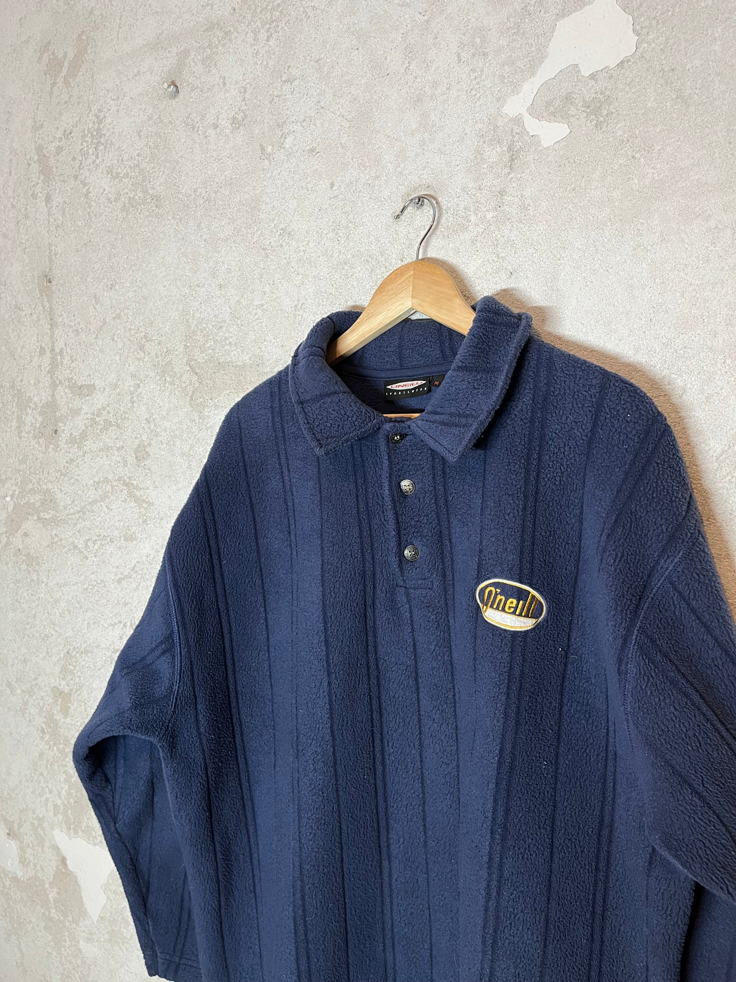 O’neill vintage fleece sweatshirt polo - M