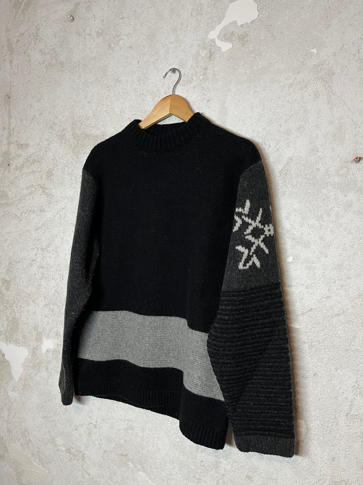 Oxbow vintage heavy knit ski snowboard sweater - M