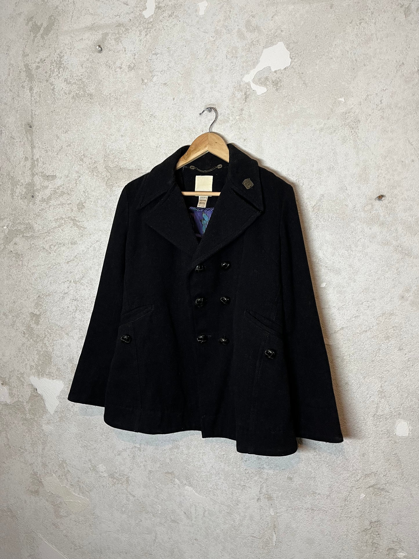 Diesel vintage 2000s wool trenchcoat jacket 