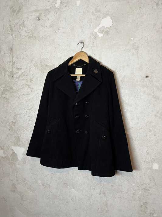 Diesel vintage 2000s wool trenchcoat jacket 