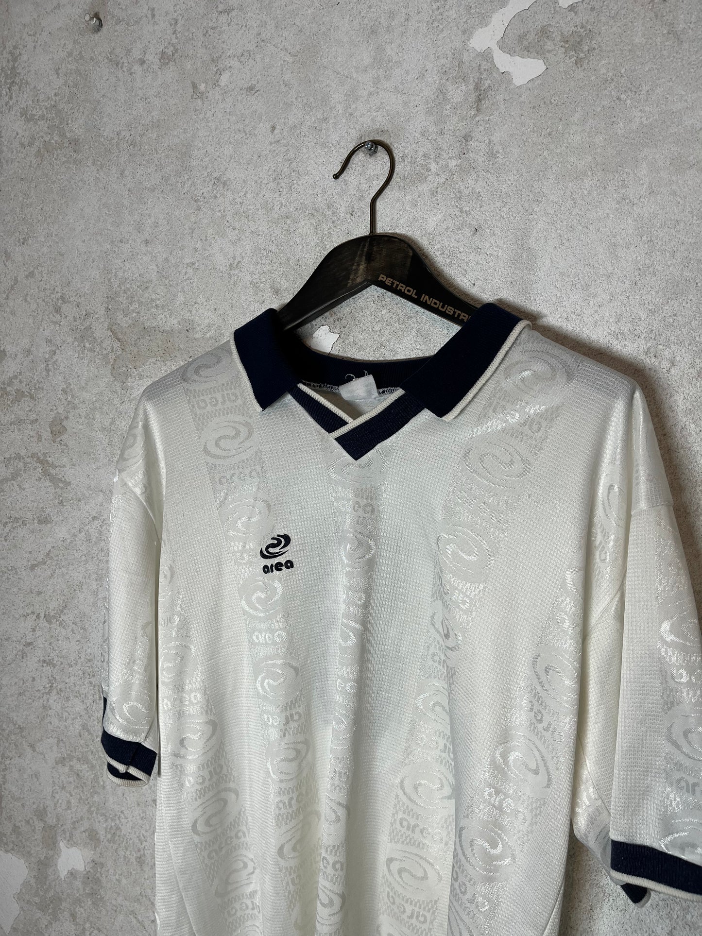 Vintage soccer football mesh jersey shirt - M/L