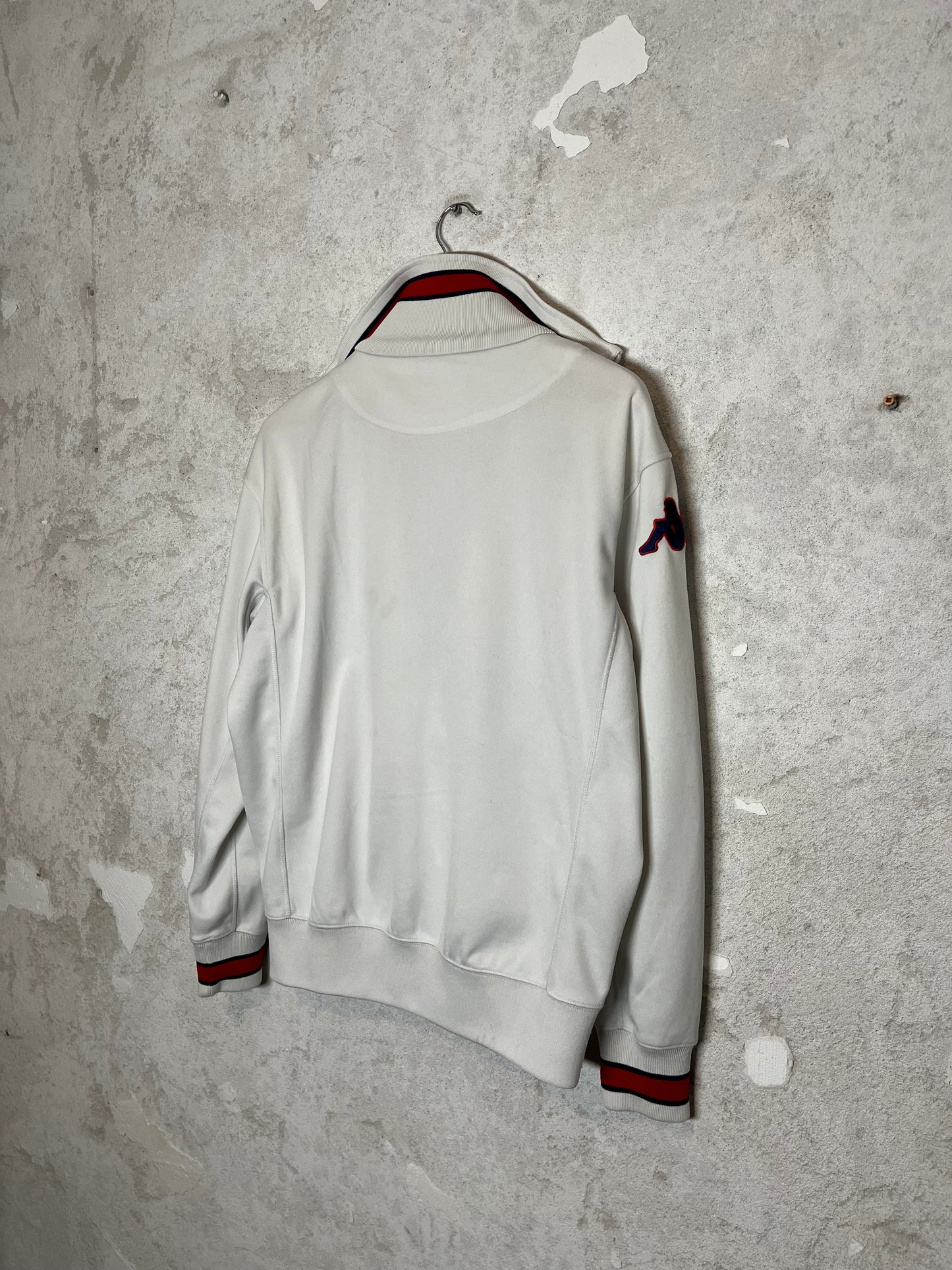 Kappa vintage retro ''Paris'' soccer zip-up sweatshirt - M