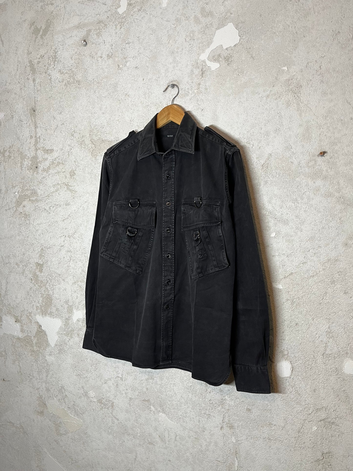 Gucci by Tom Ford 2002-2004 denim overshirt -