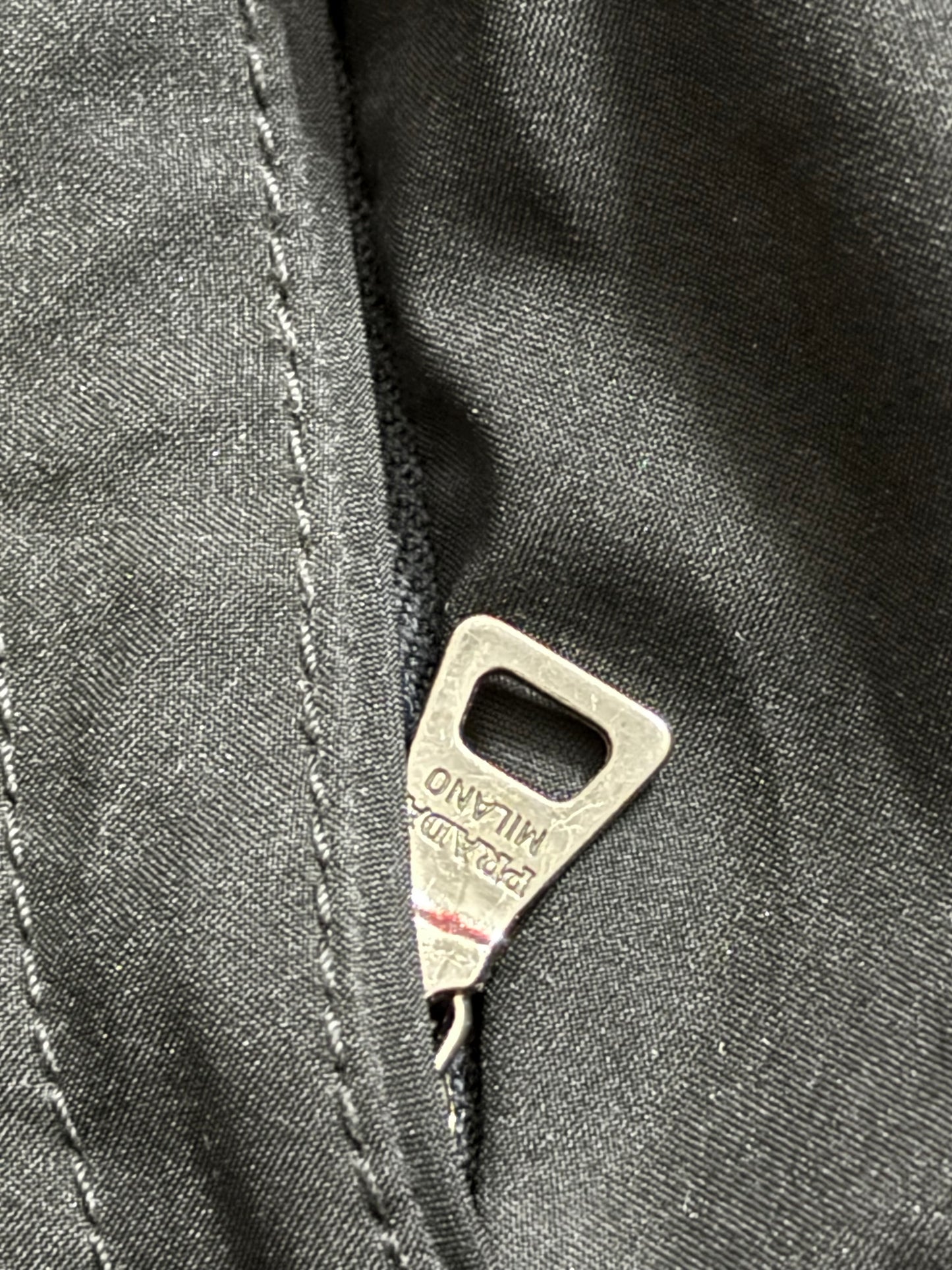 Prada vintage trenchcoat padded down jacket - S