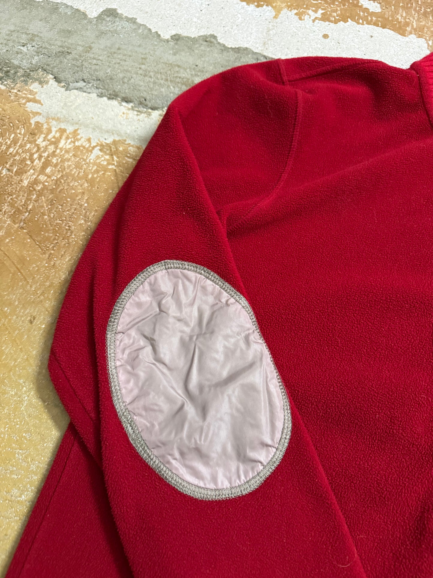 Prada vintage red fleece sweatshirt - S