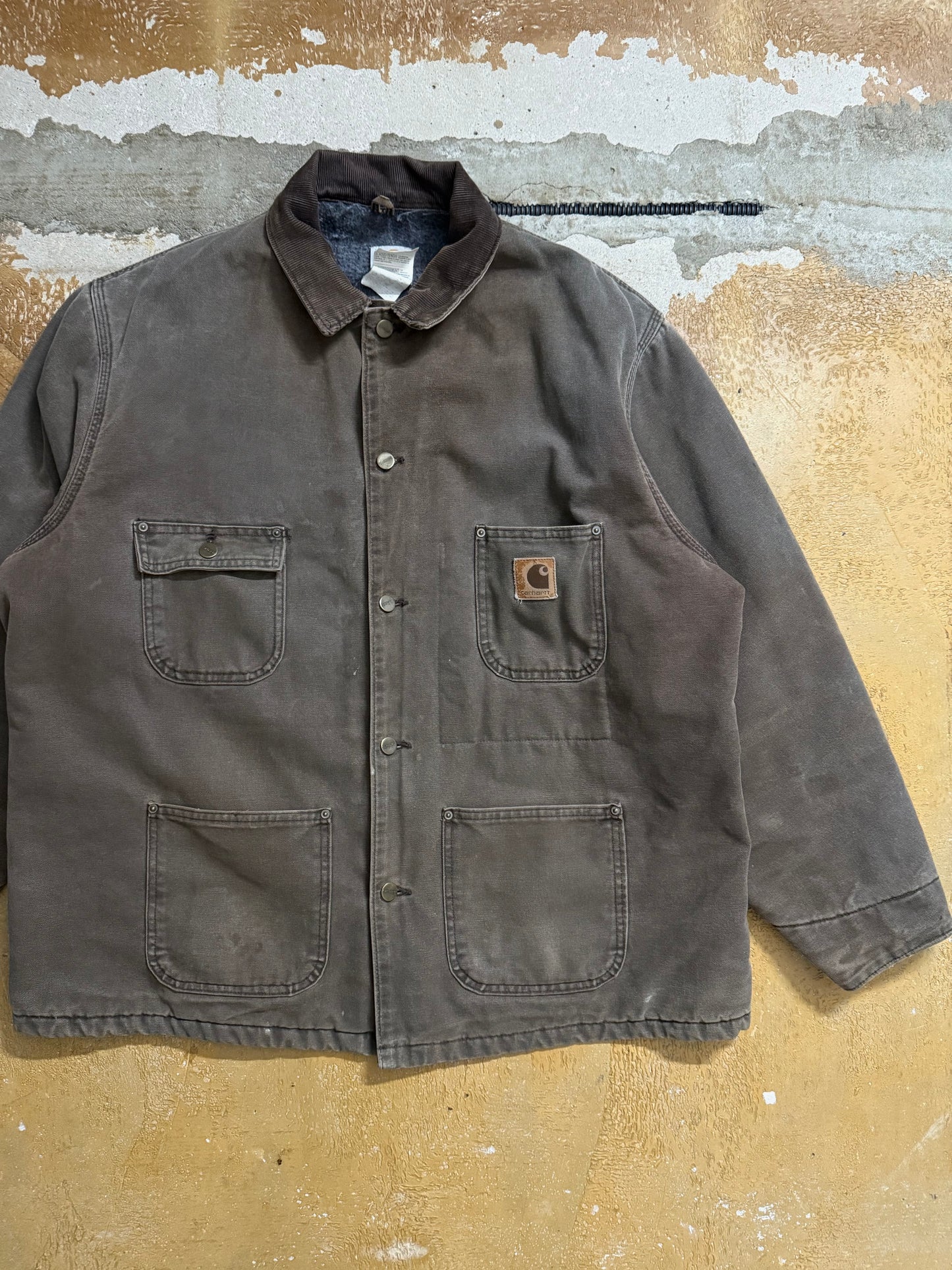 Carhartt CO2CHT vintage blanket lined chore jacket - XL