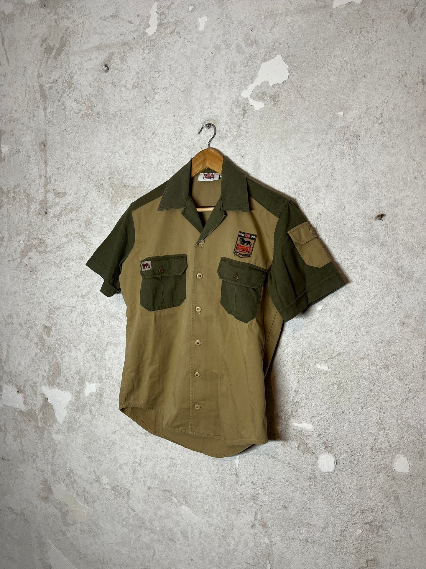 Vintage Lonsdale military polo top - S