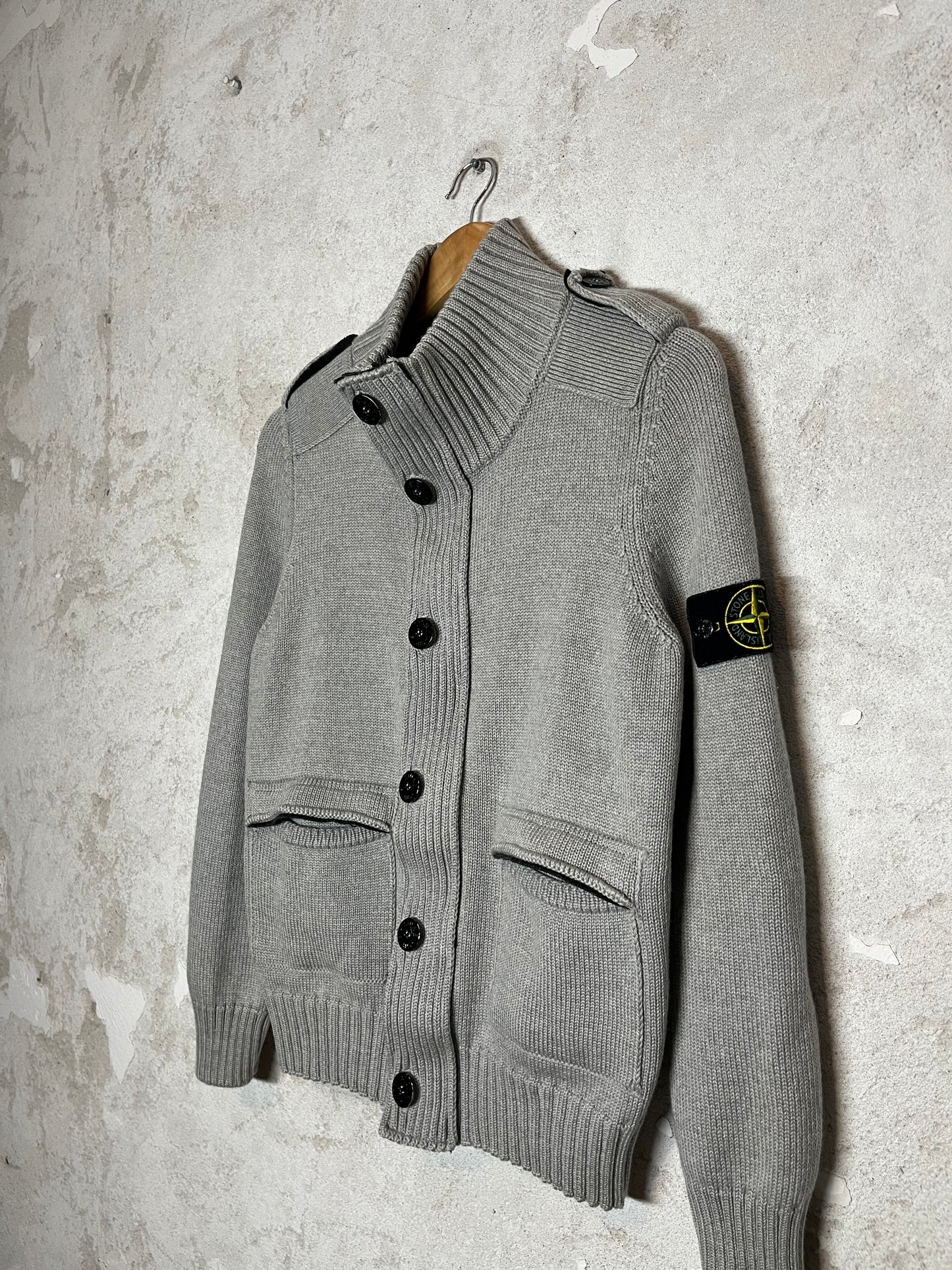 Stone Island knit sweater jacket - S