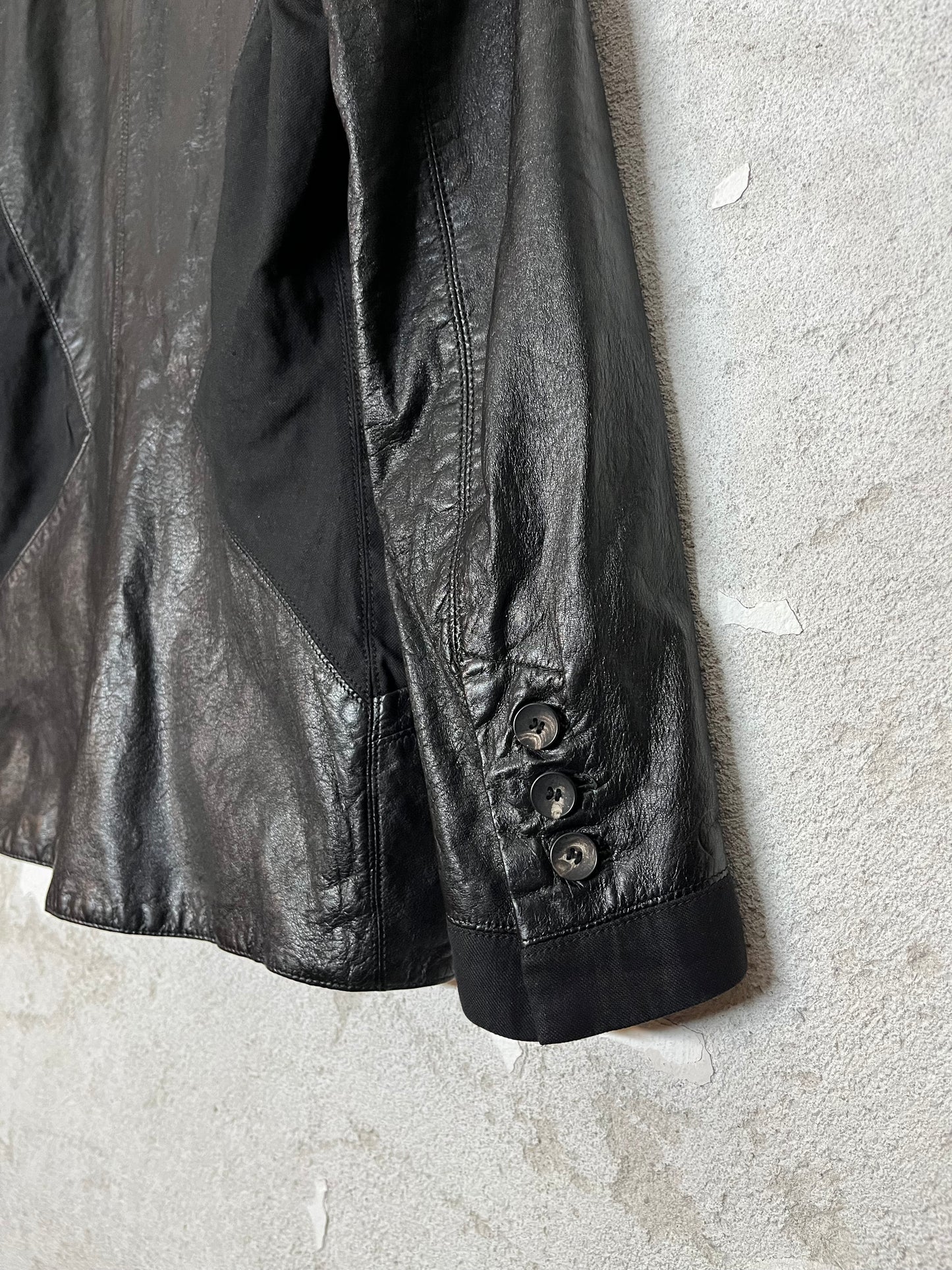 Helmut Lang vintage sheepskin leather jacket - XS